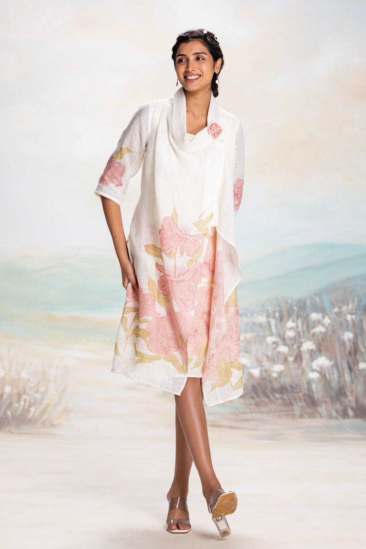 Bubble Flower Zoro Pink Dress