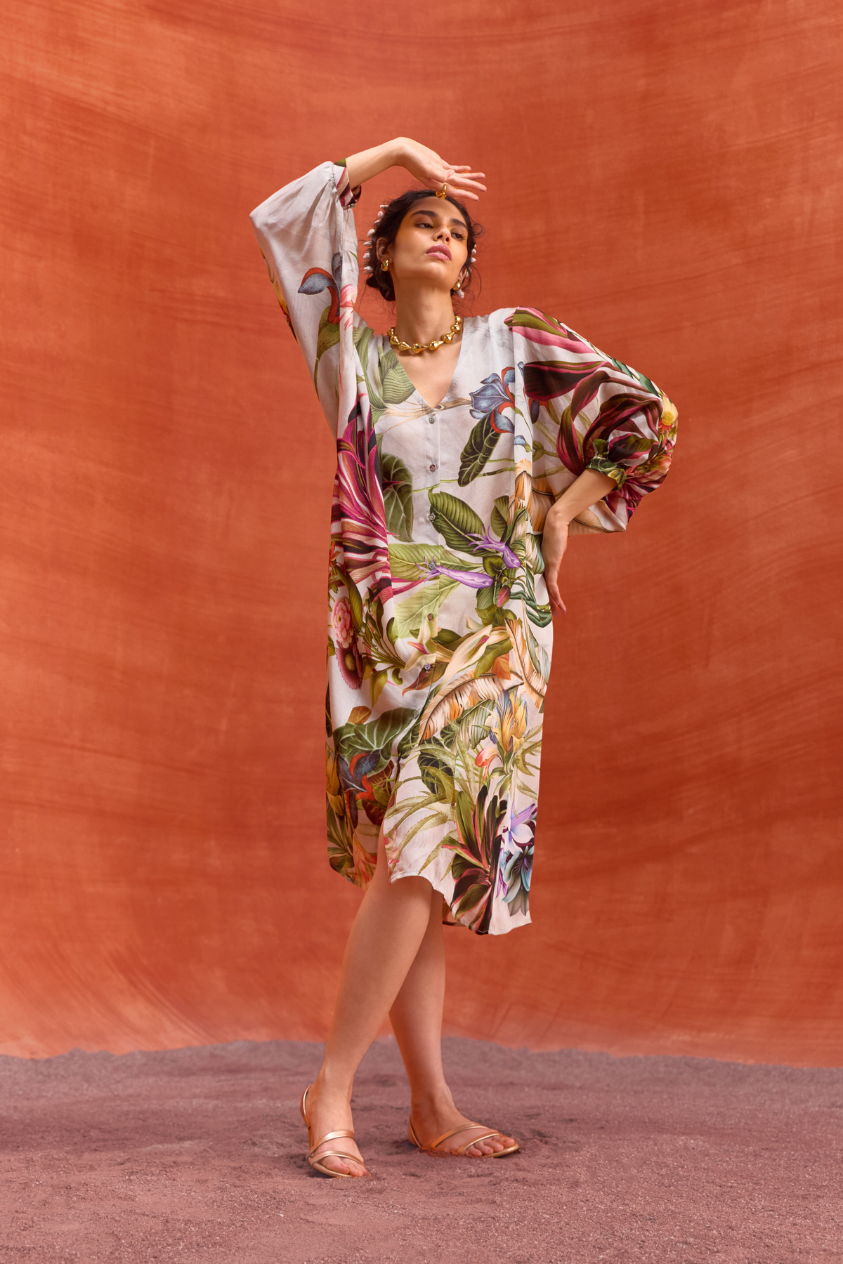Elara Kaftan Dress