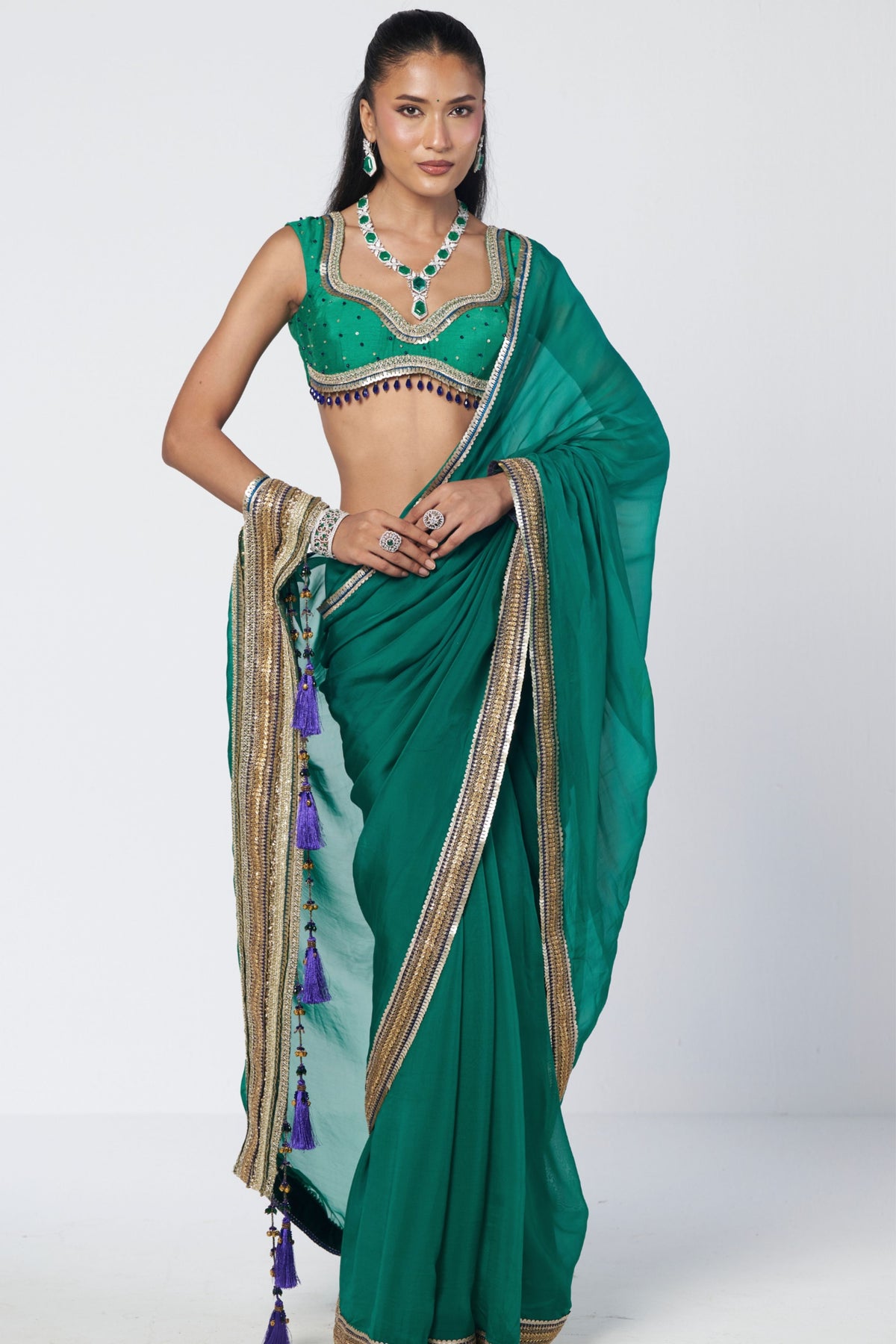 Paro Saree Set