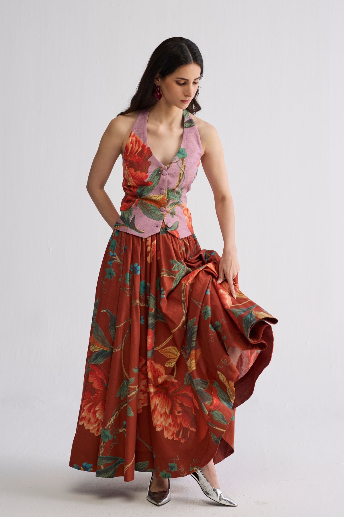 Vine & Berry Skirt Set