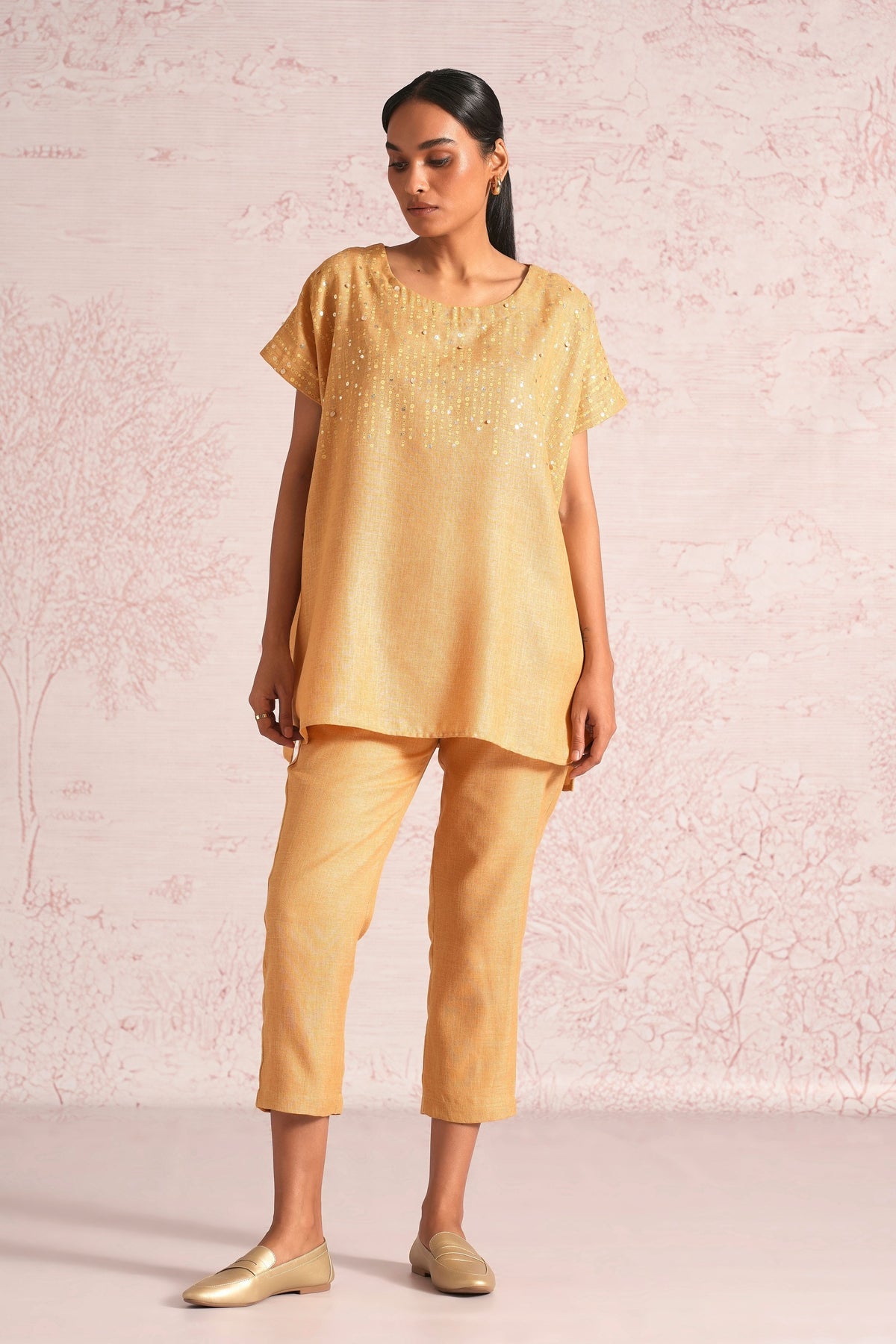 Shimmer Cashew Co-ord Set