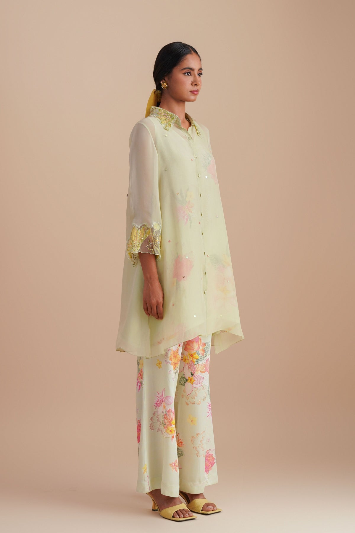 Mist Organza Co-ord Set