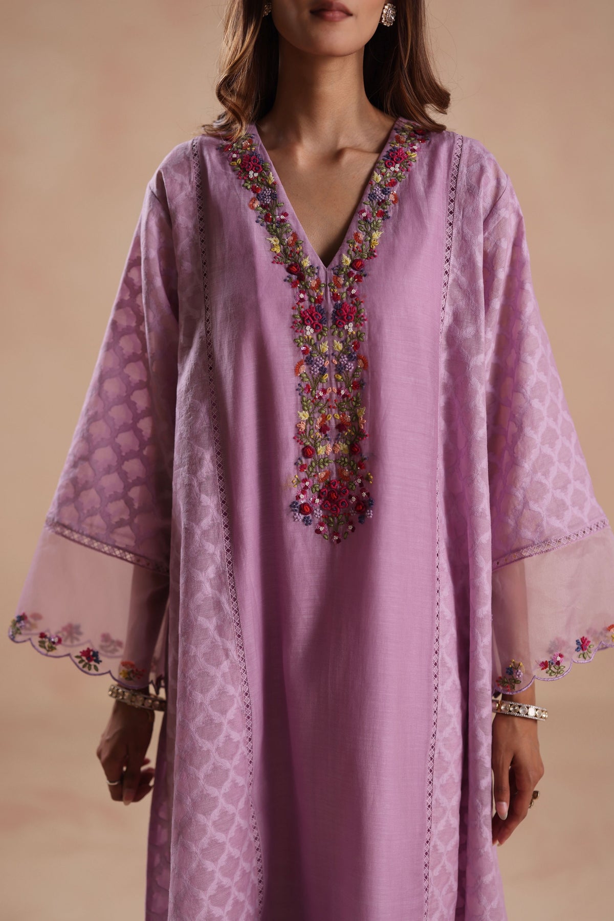 Rua Light Purple Kurta Set