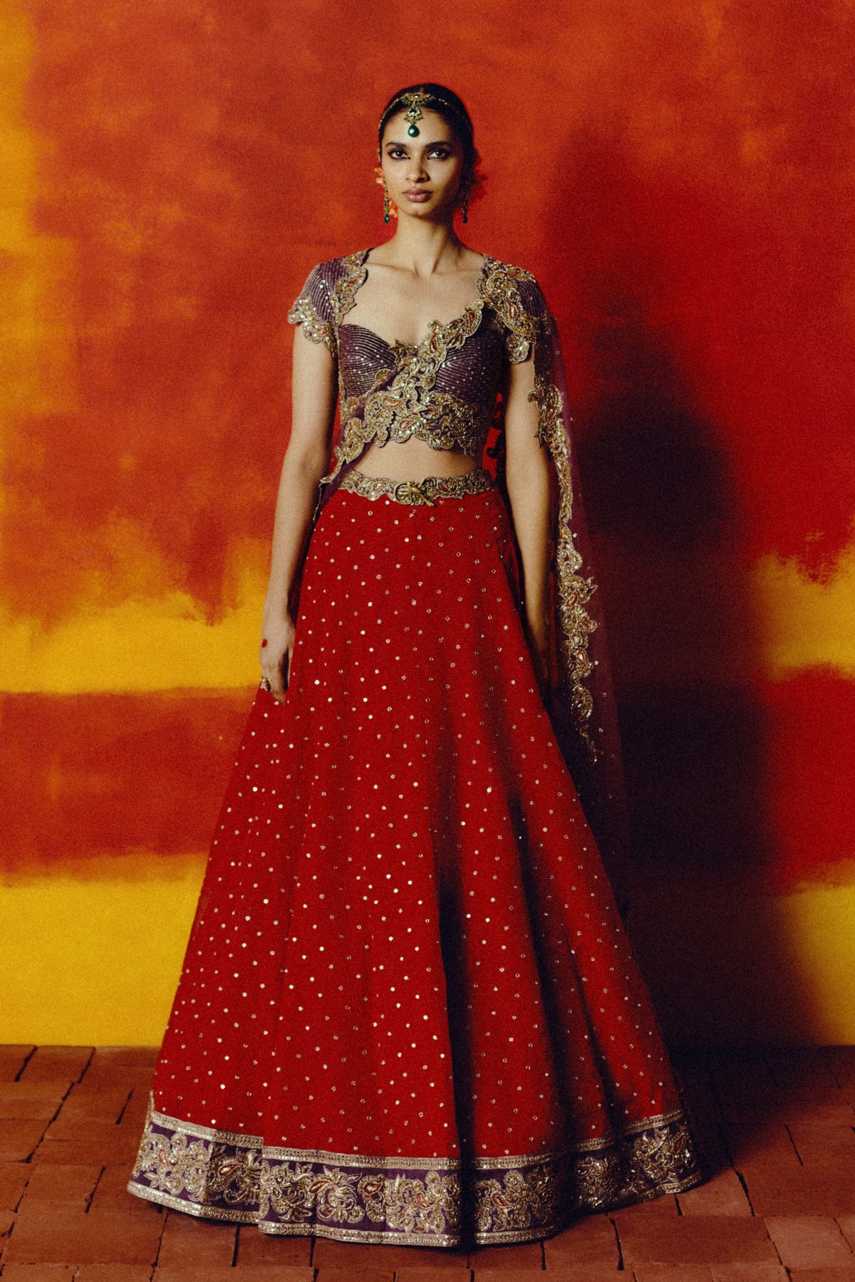 Ponnazhagi Lehenga Set