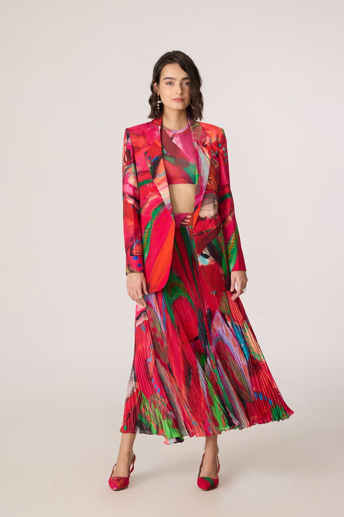 Rebekkah Blazer & Zora Skirt Set