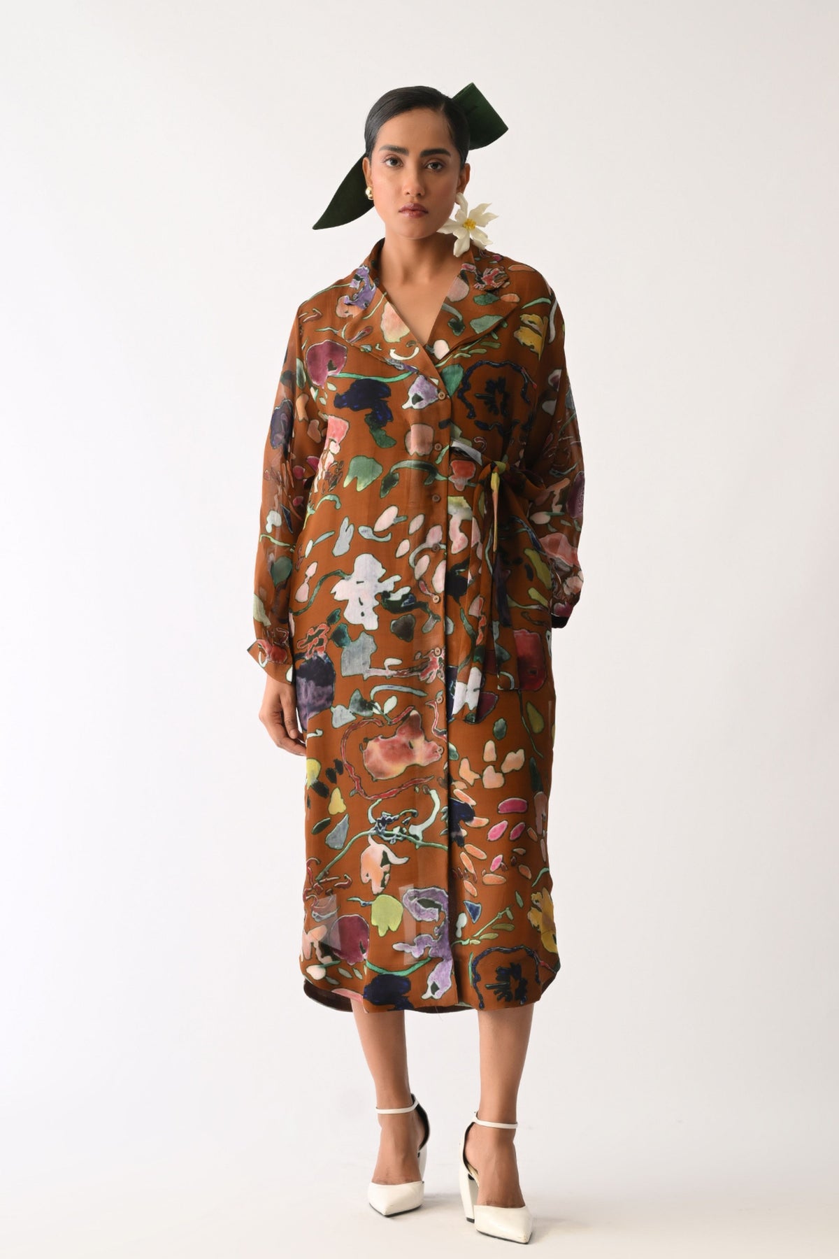 Luminia Brown Wrap Set