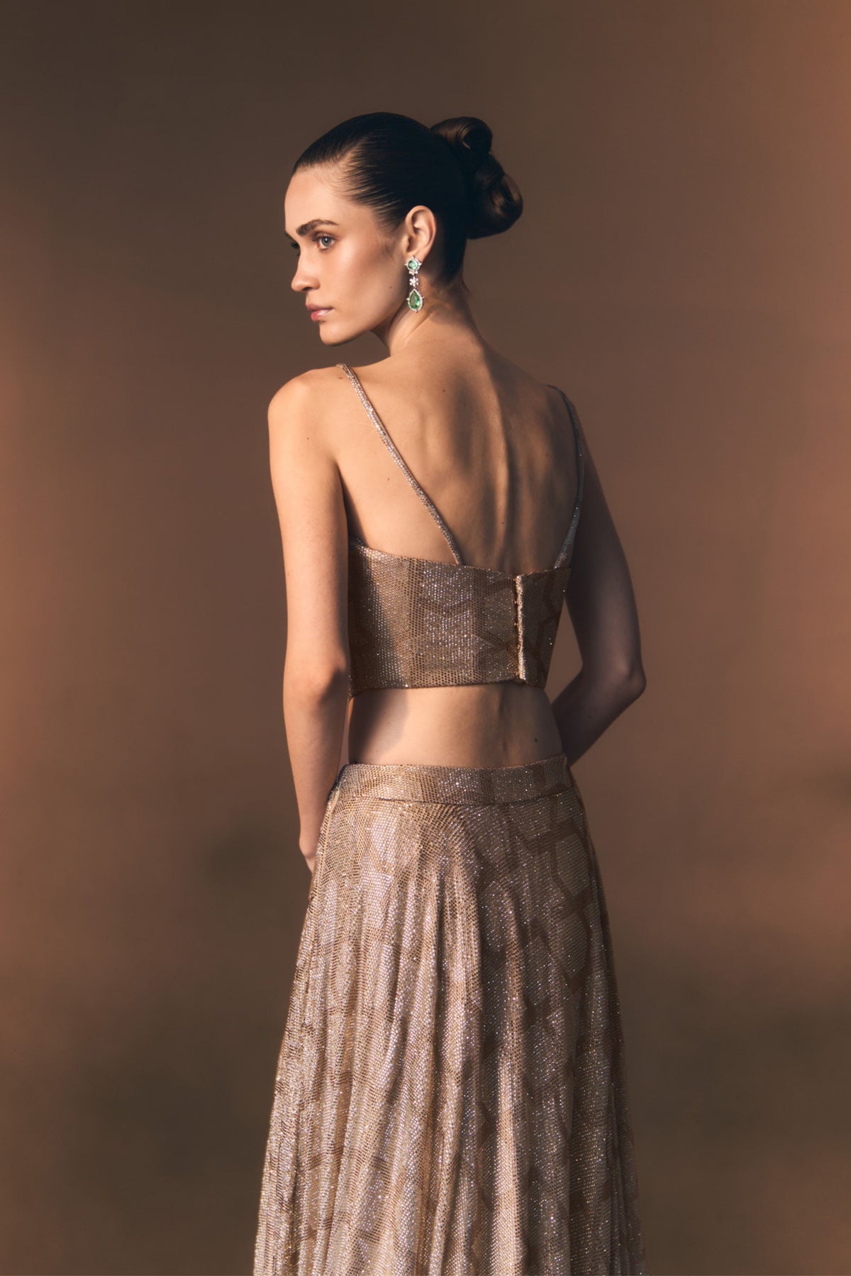 Aureate Lehenga Skirt Set