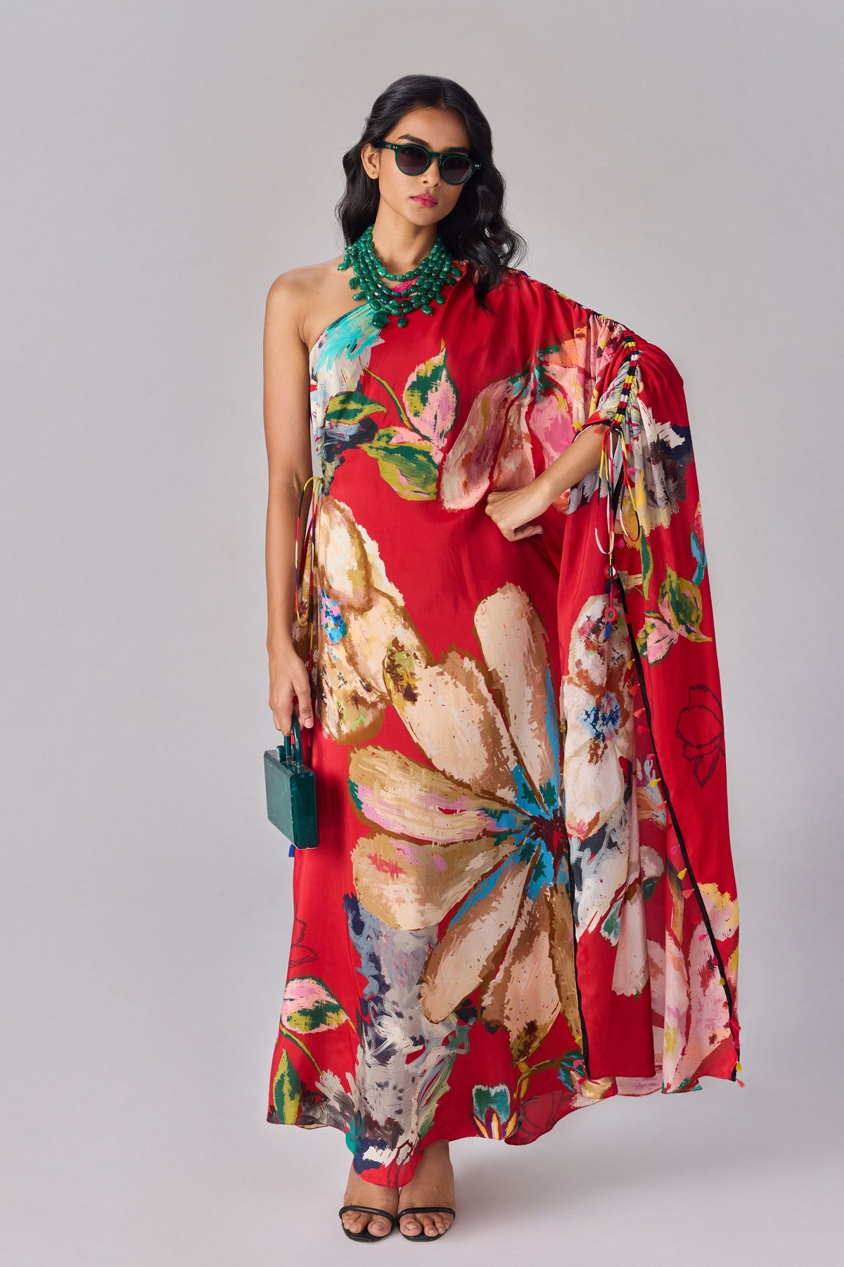 Maroon Prime Ziana Kaftan