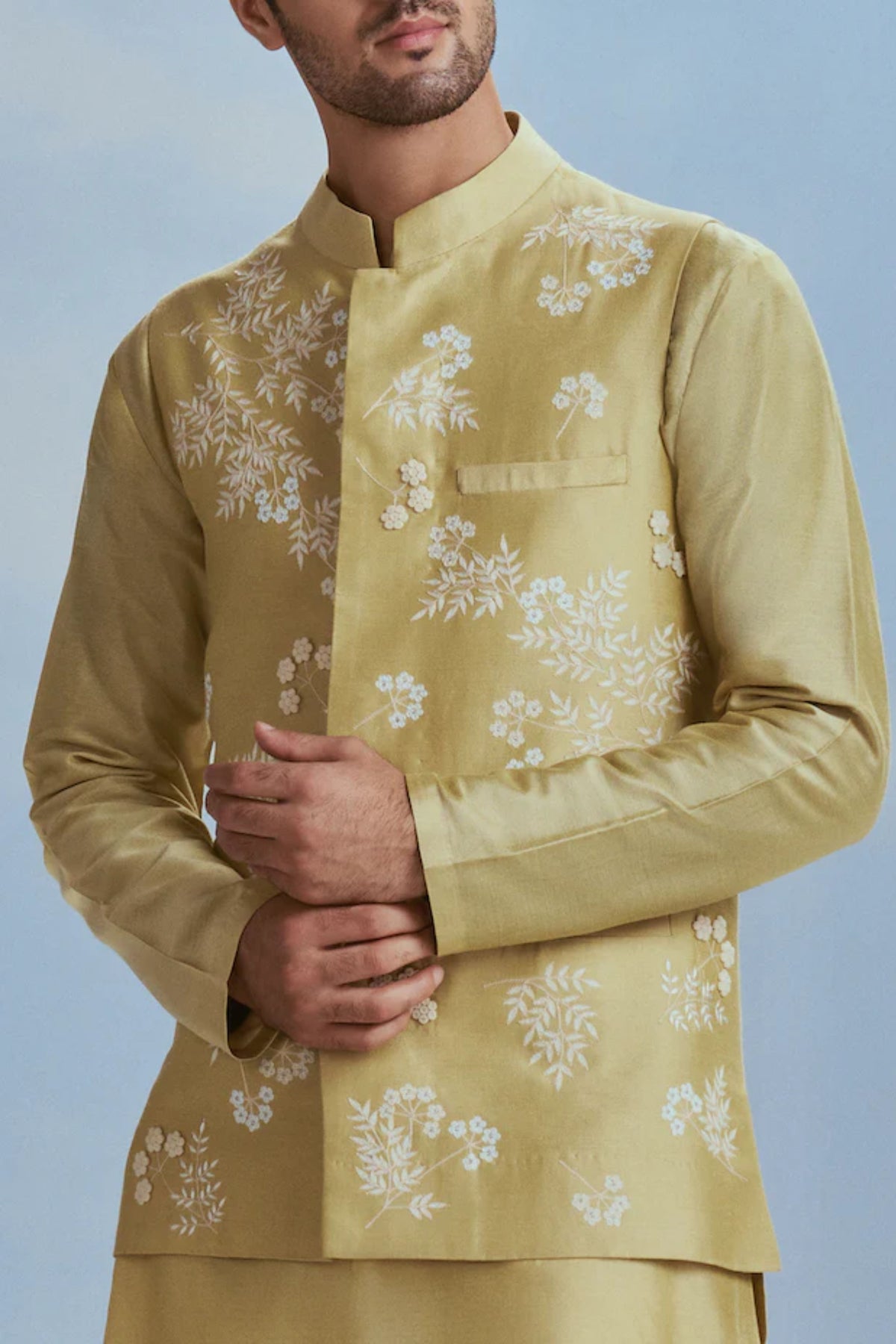 Sap Green Mayflower Bundi Set