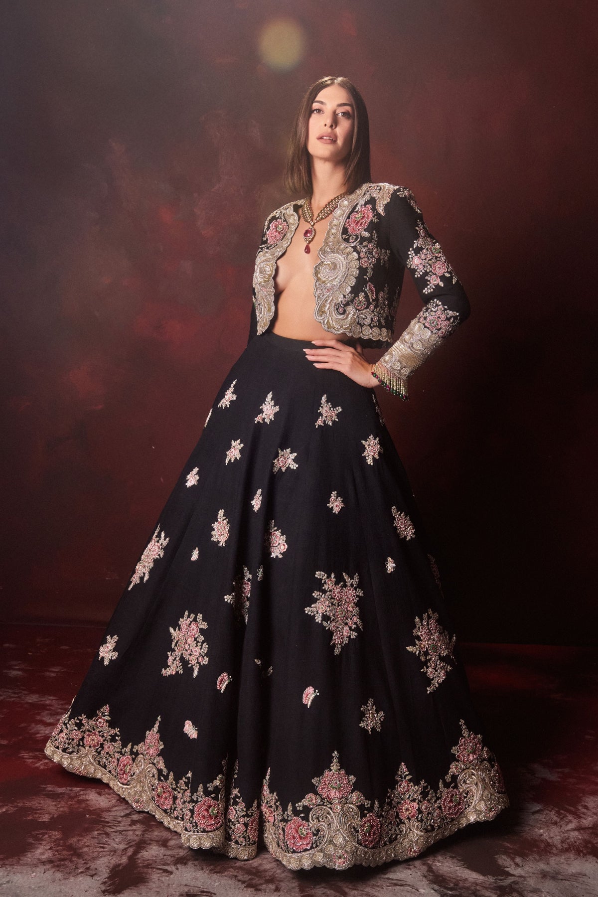 Tara Lehenga Jacket Set