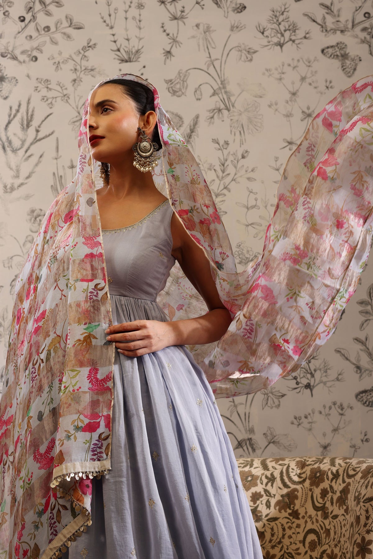 Aparajita Blue Anarkali Set