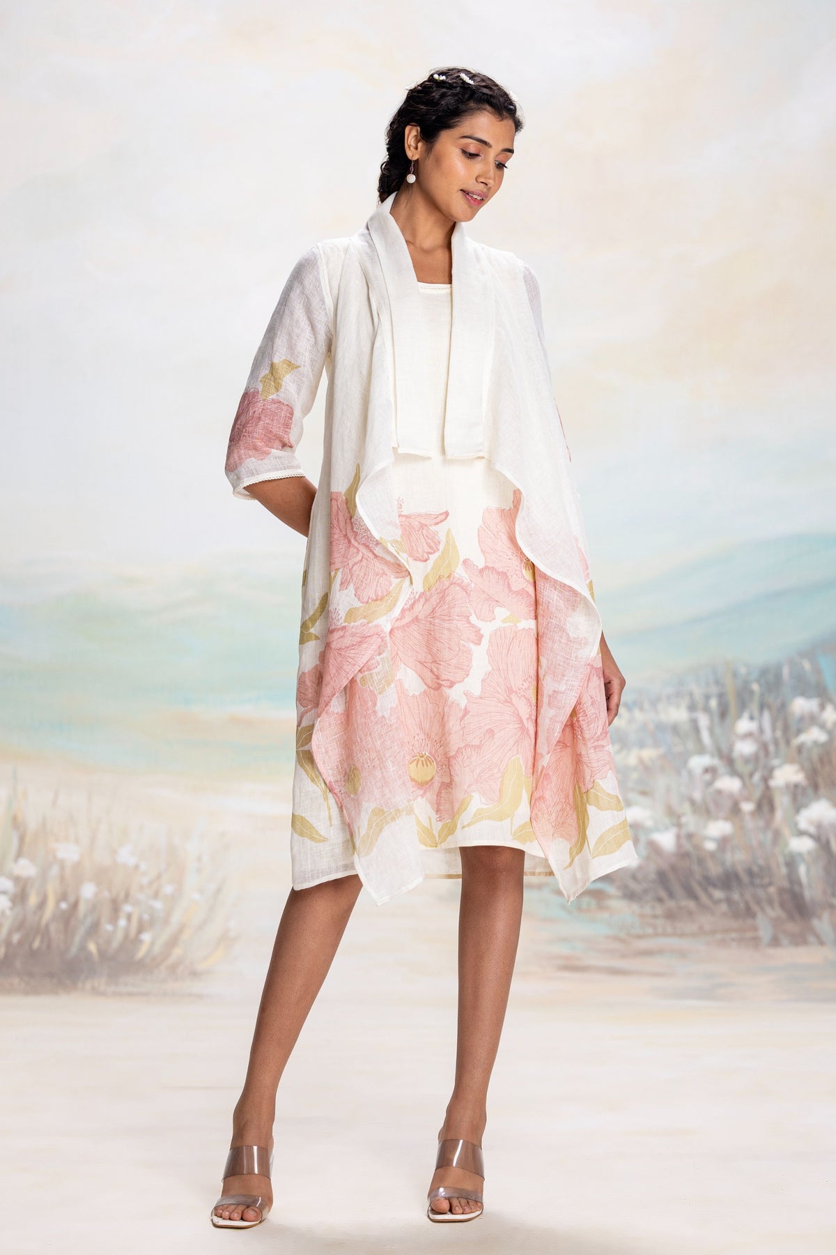 Bubble Flower Zoro Pink Dress