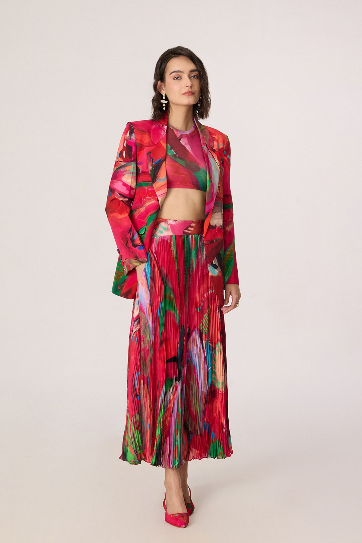 Rebekkah Blazer & Zora Skirt Set