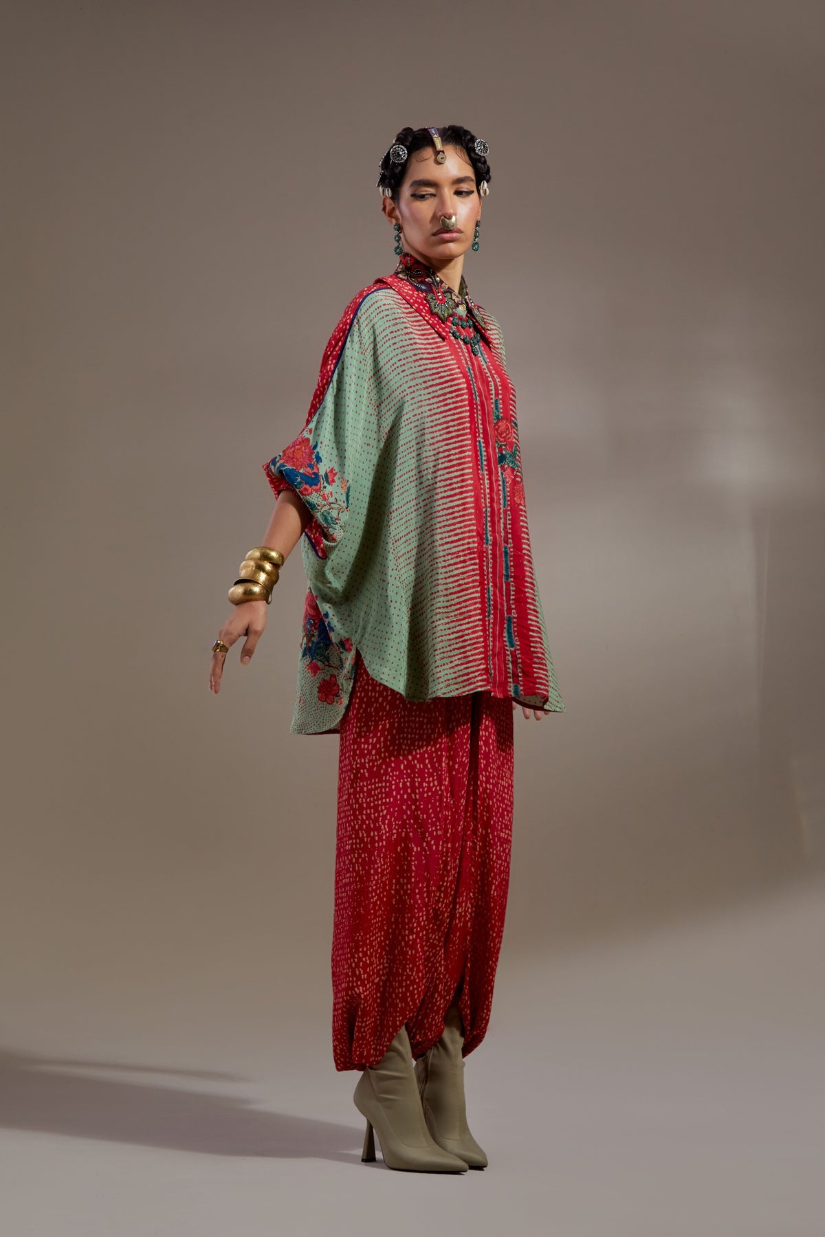 Green Mandala Shirt Set