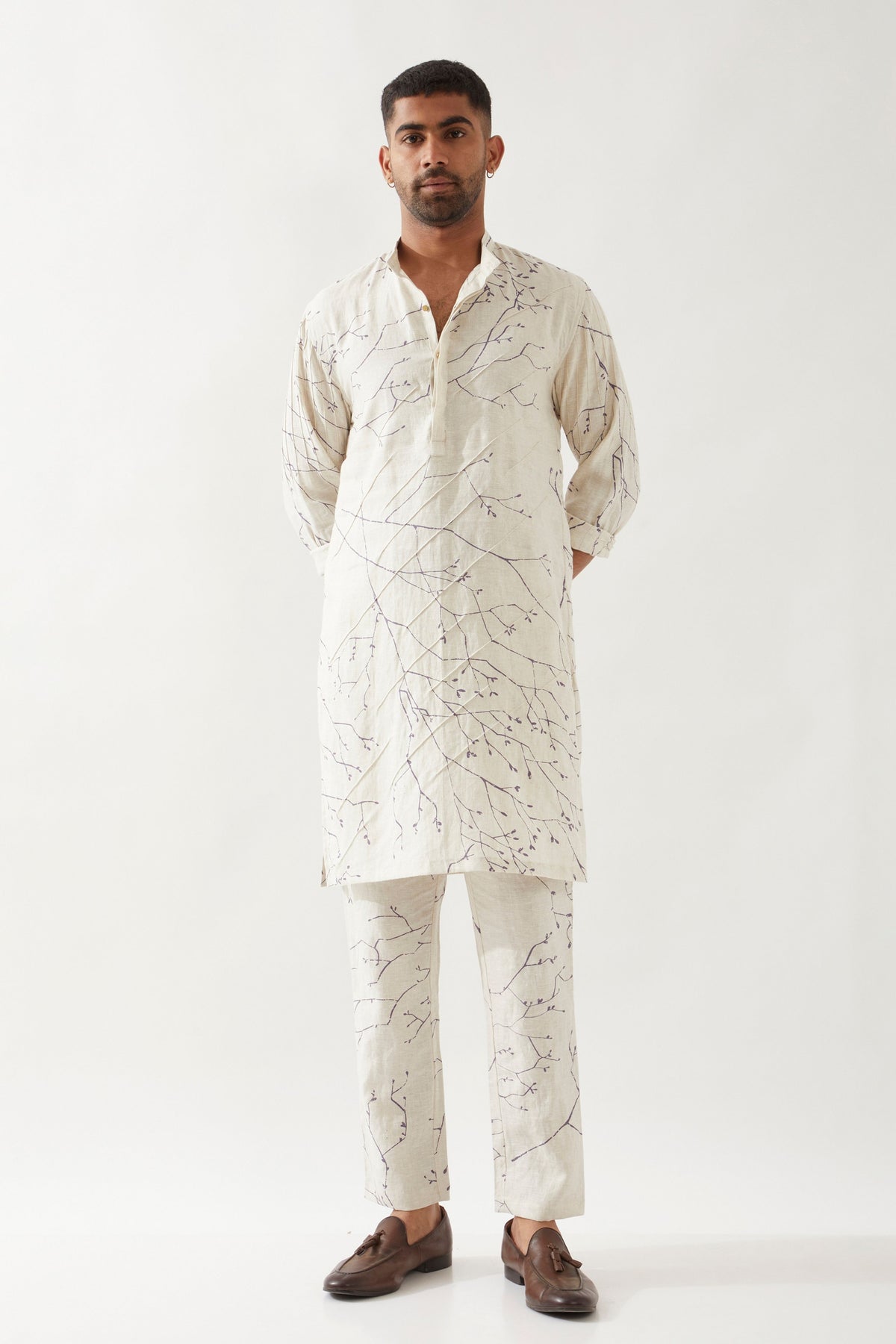 Austin Branch Ivory Kurta Set