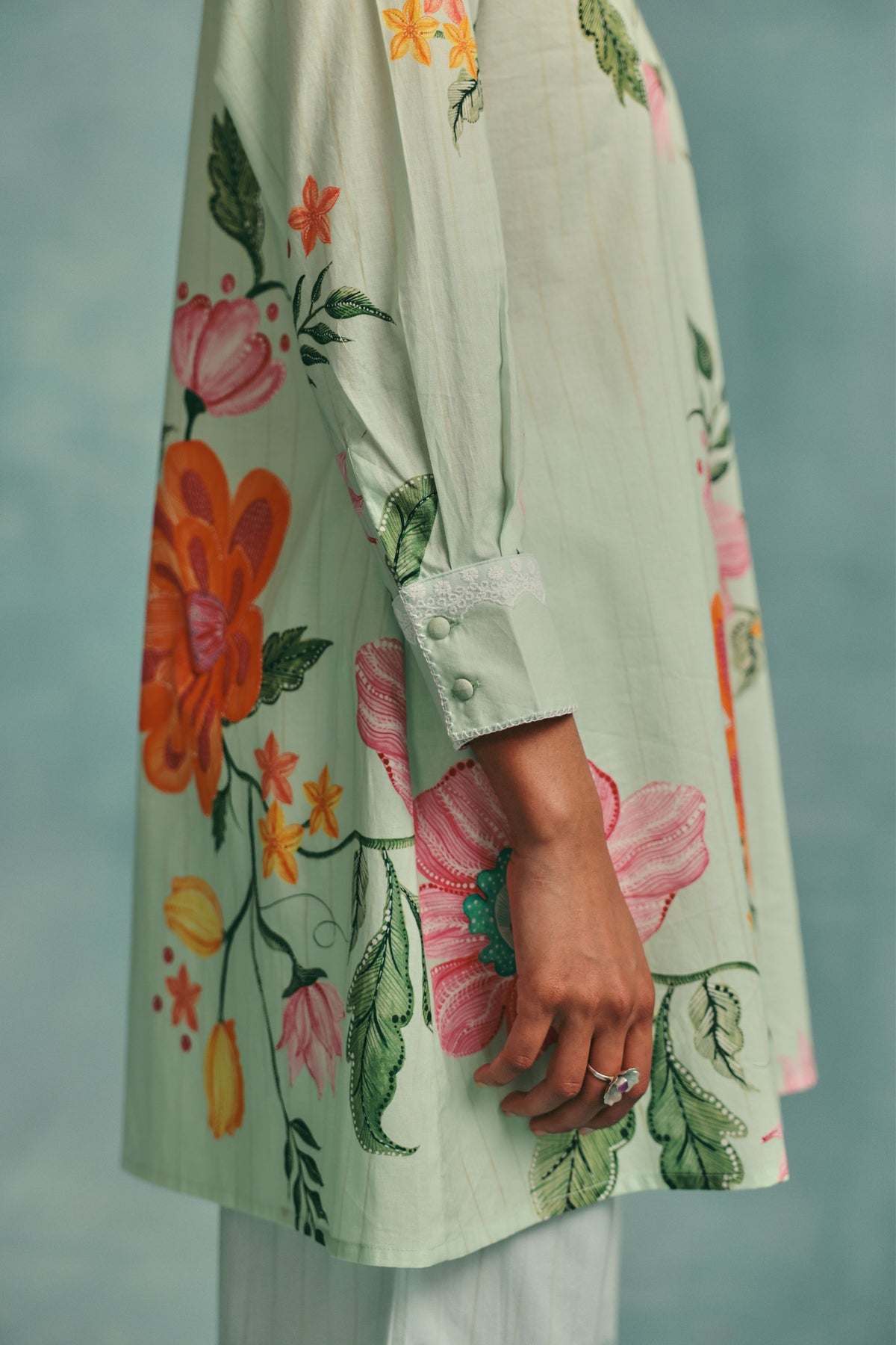 Dahlia Mint Tunic Set