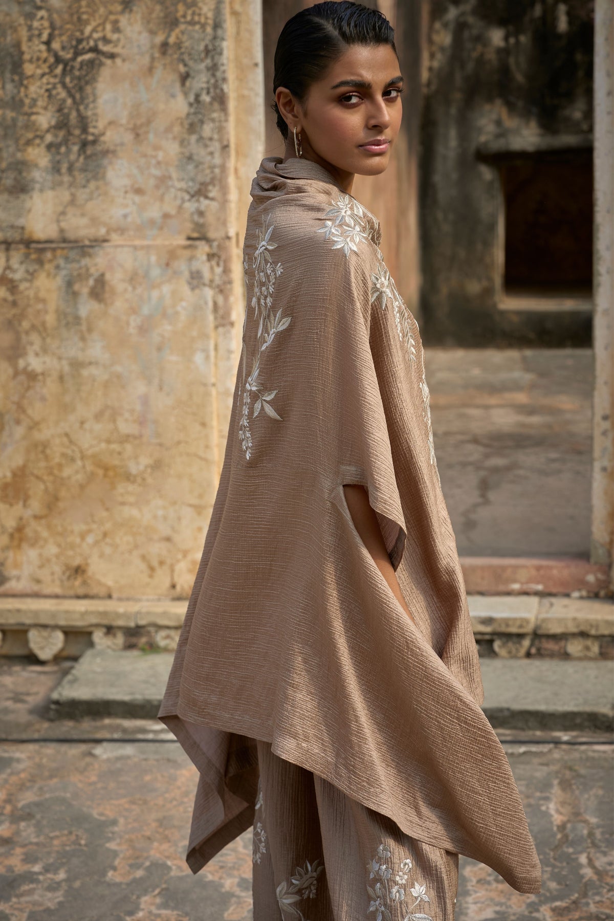 Antique Embroidered Tunic Set