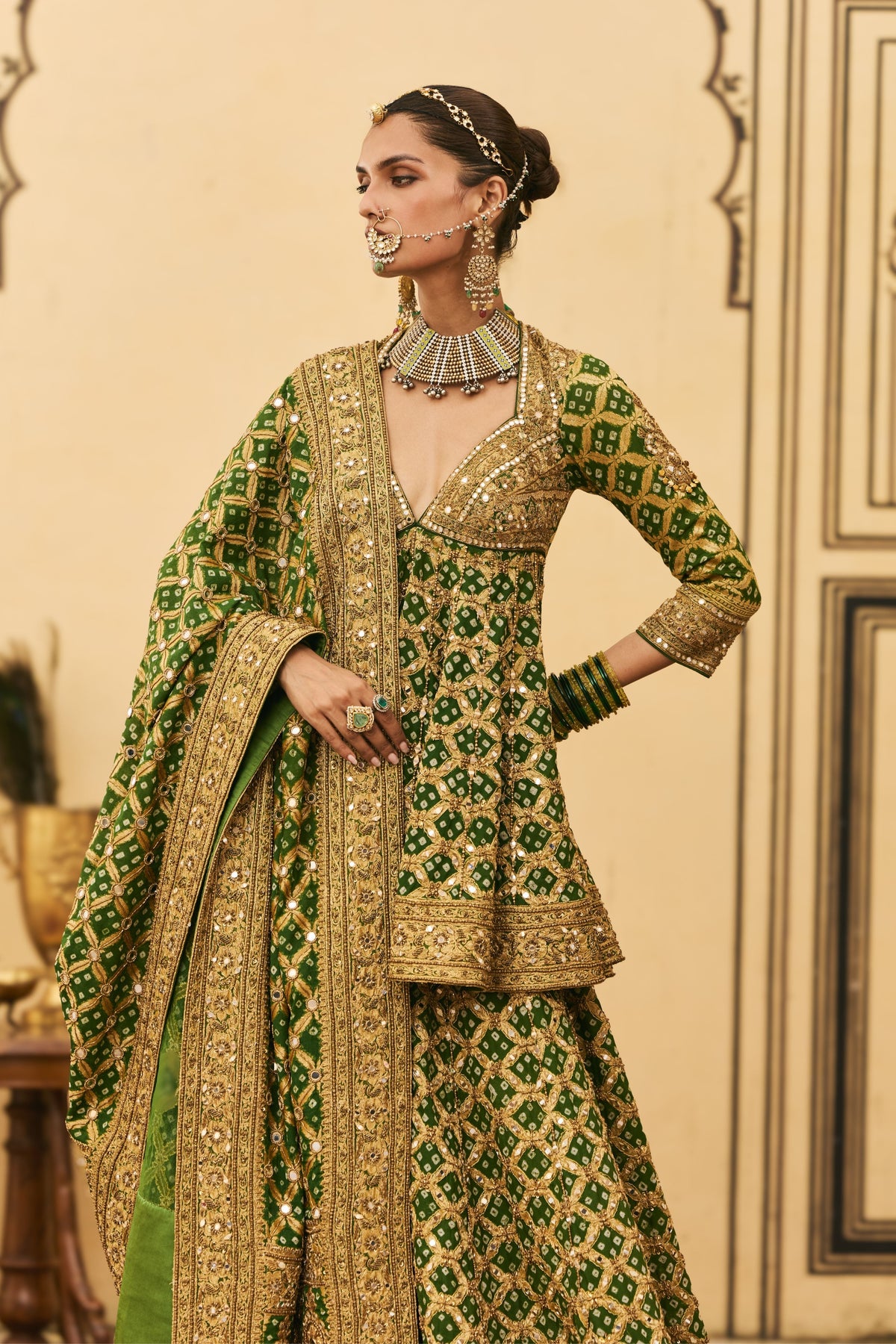 Hara Sharara Set
