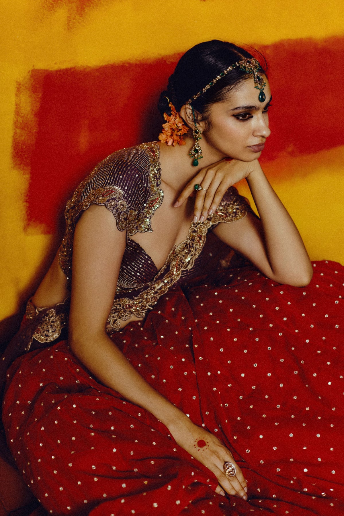 Ponnazhagi Lehenga Set