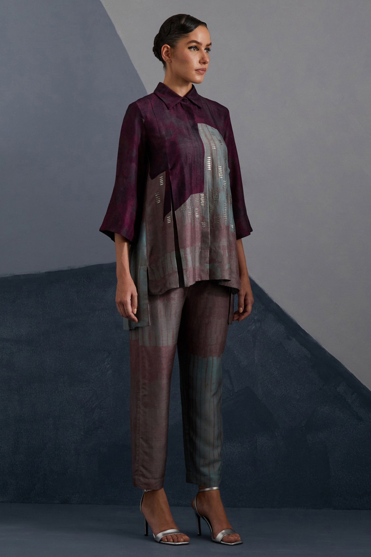Omen Aubergine & Teal Co-ord Set