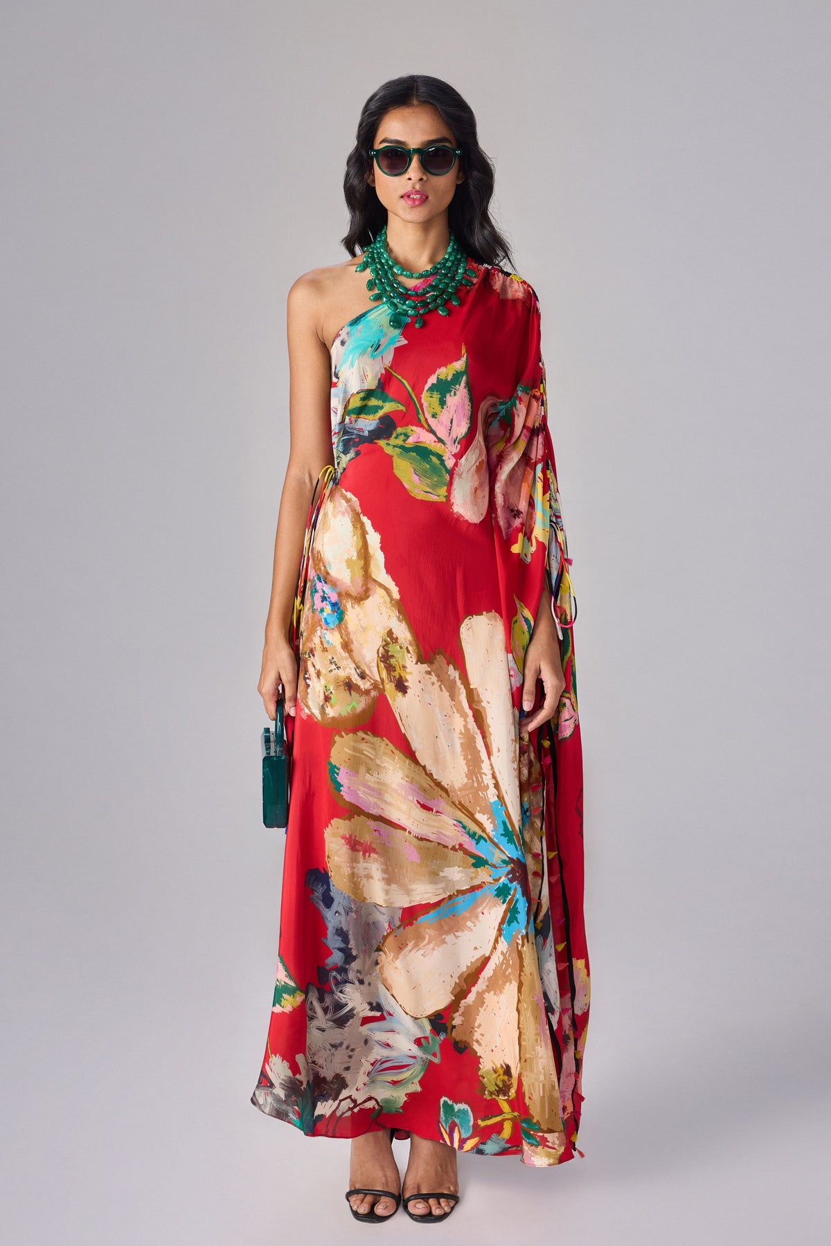 Maroon Prime Ziana Kaftan