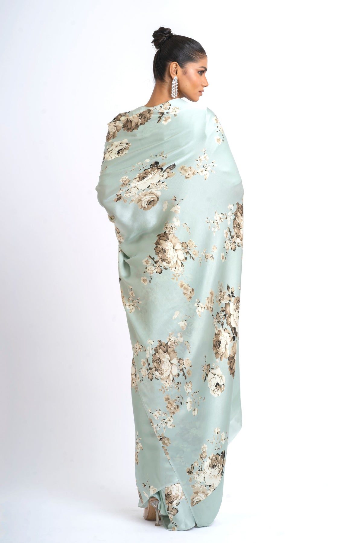 Tara Saree in Pearl Blue