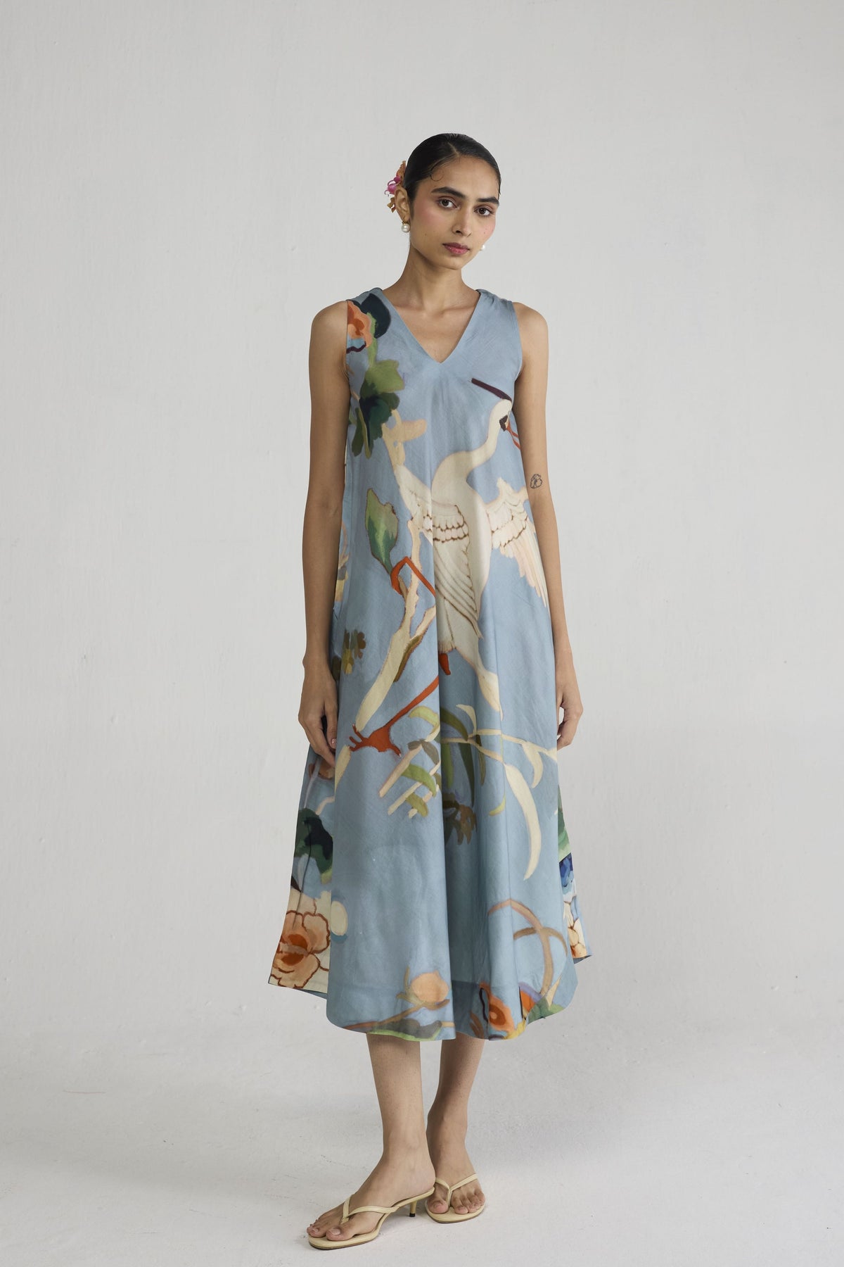 Asagao V - Neck Dress