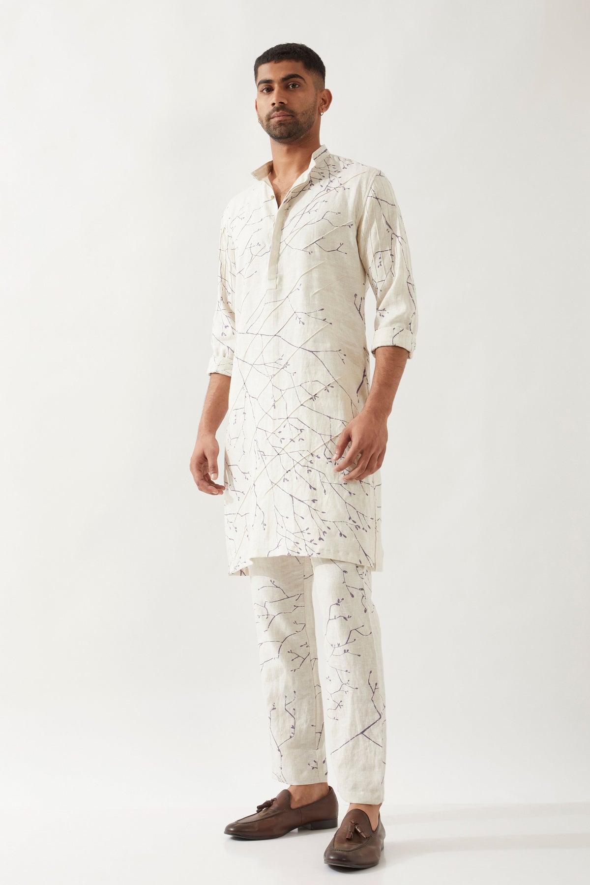 Austin Branch Ivory Kurta Set