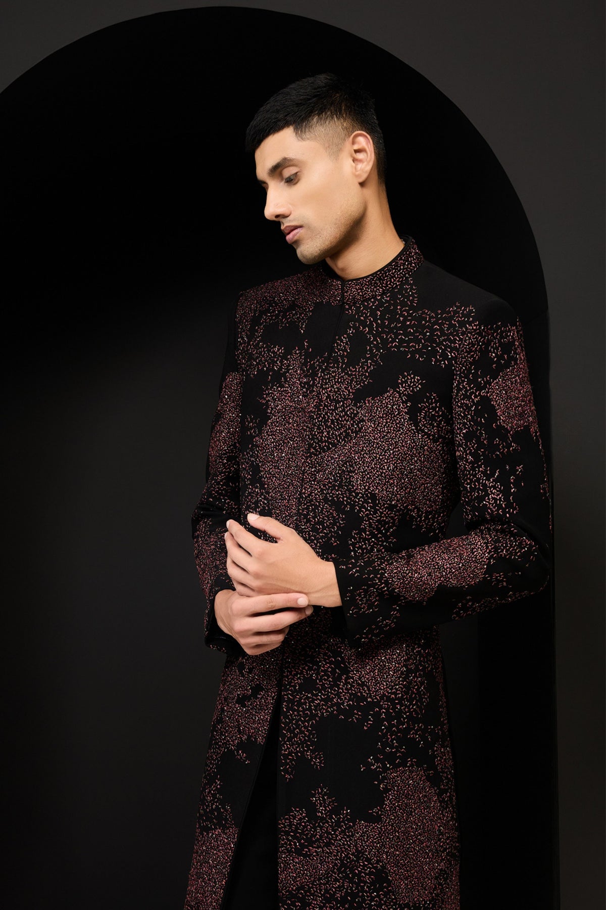 Regal Pearl Sparkle Jacket Set