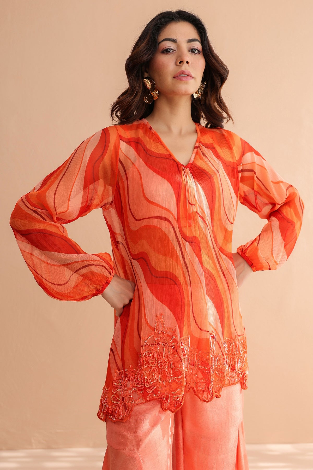 Tequila Sunrise Tunic Set