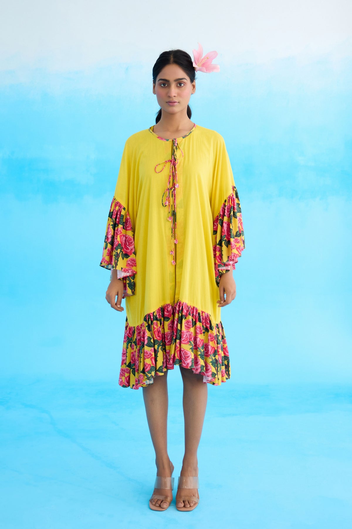 Yellow Frill Overgarment