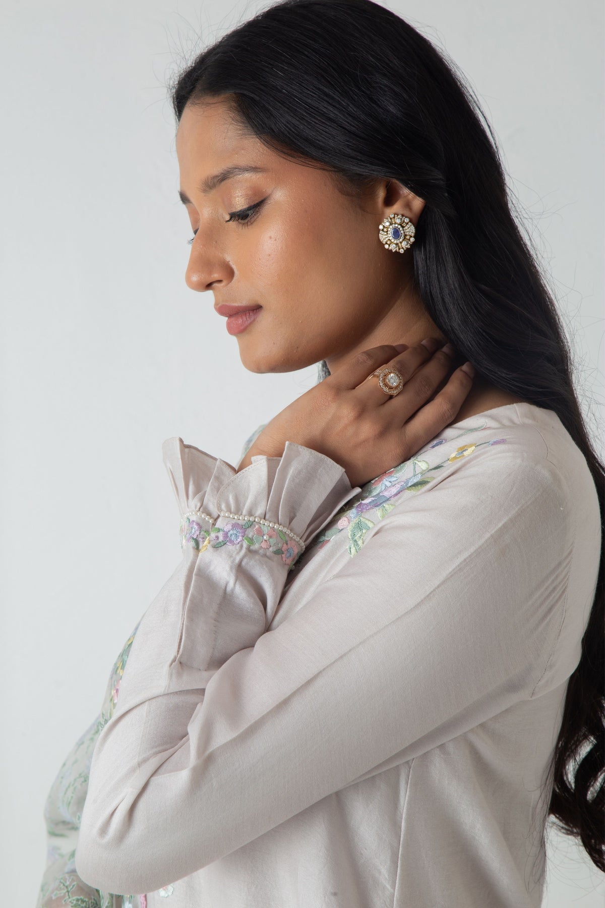 Grey Yeva Kurta Set