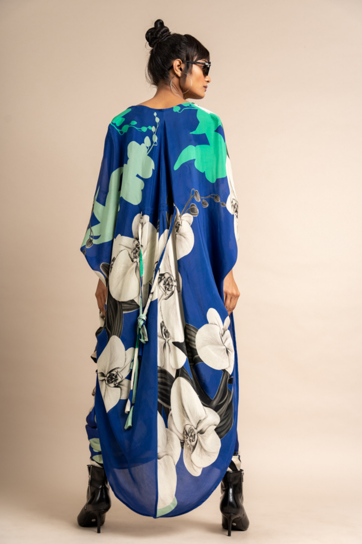 Cobalt Jaket With Sack Dress
