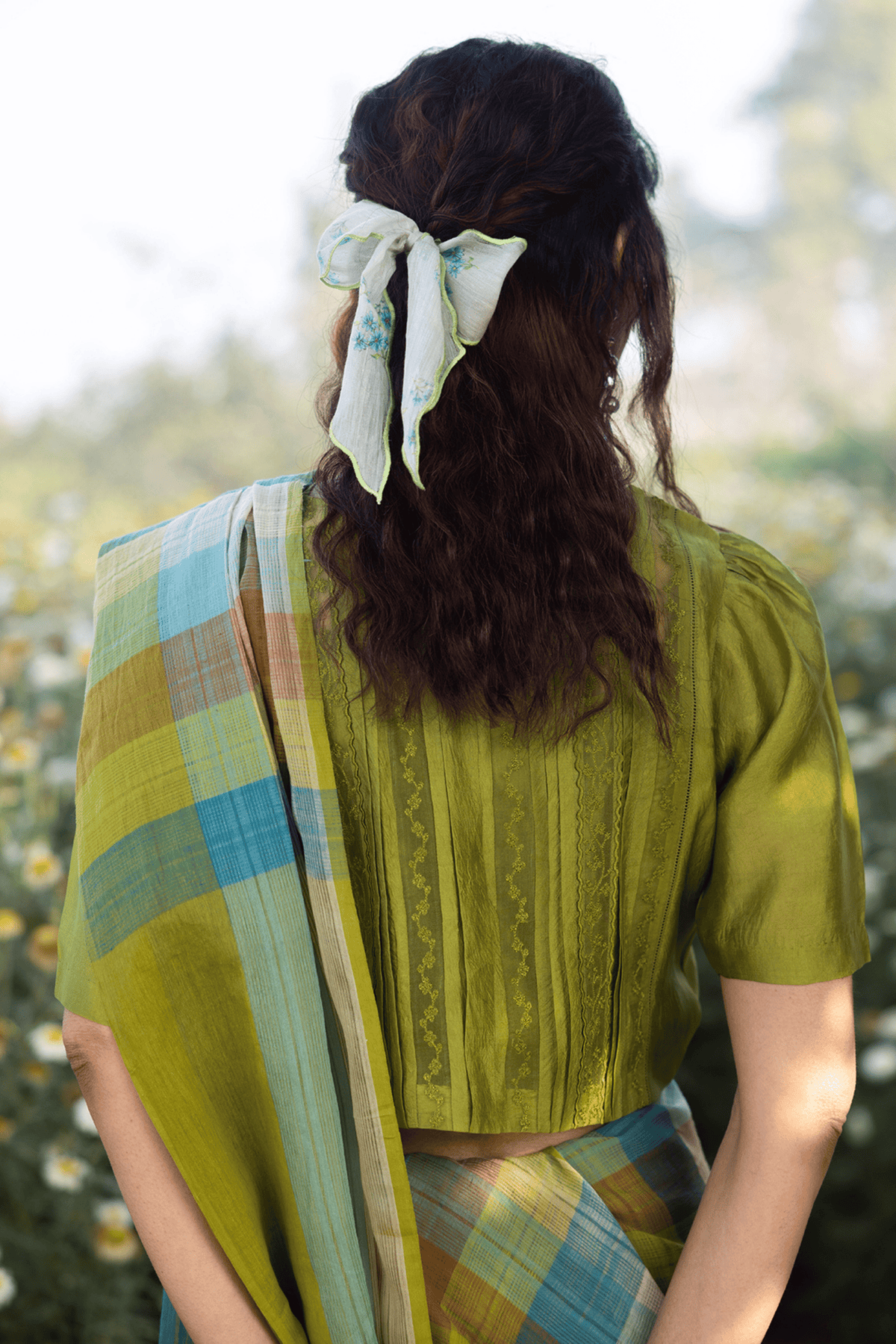 Whispering Ivy Green Blouse