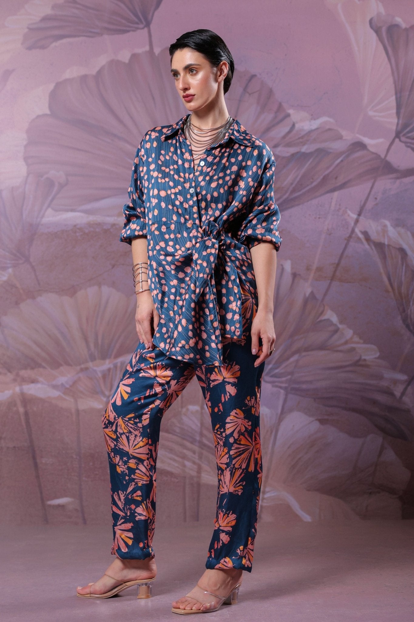 Prussian Chatterjee Co - ord Set - Pallavi Jaipur - Elahe