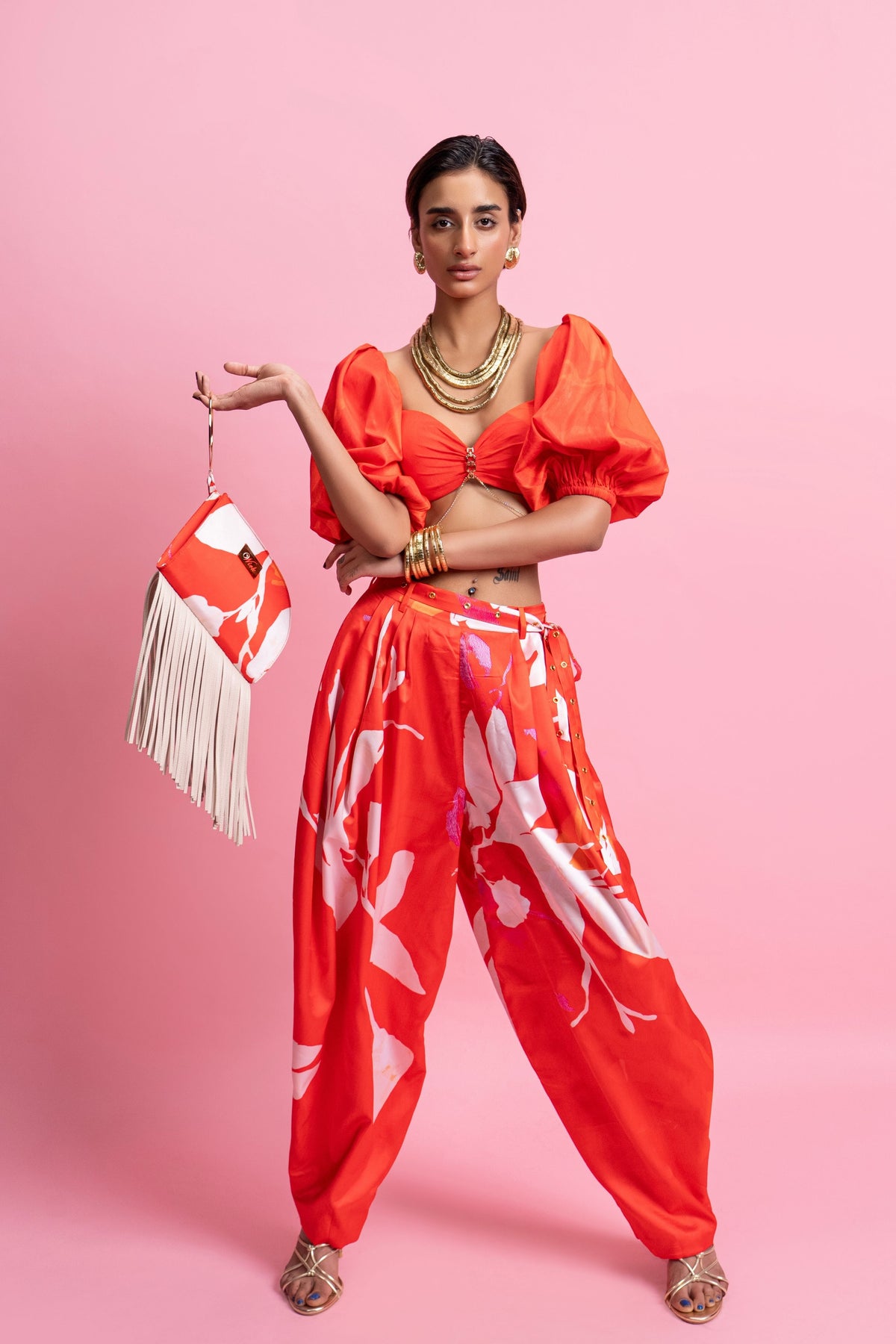 Coral Bloom Co-Ord Set