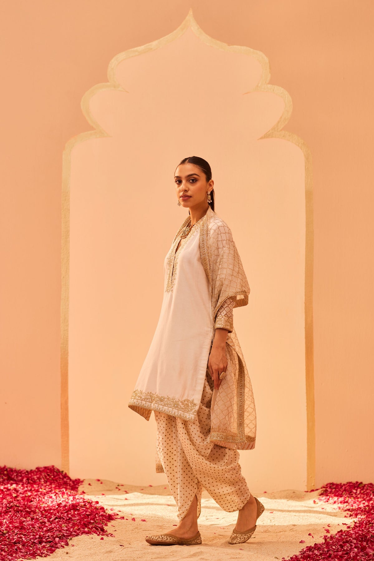 Faheeda Ivory Kurta Set