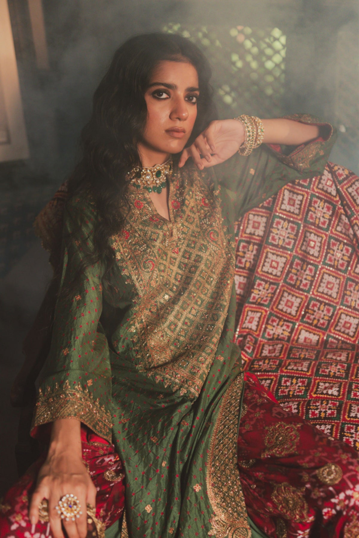 Bhavna Sage Green Kurta Set