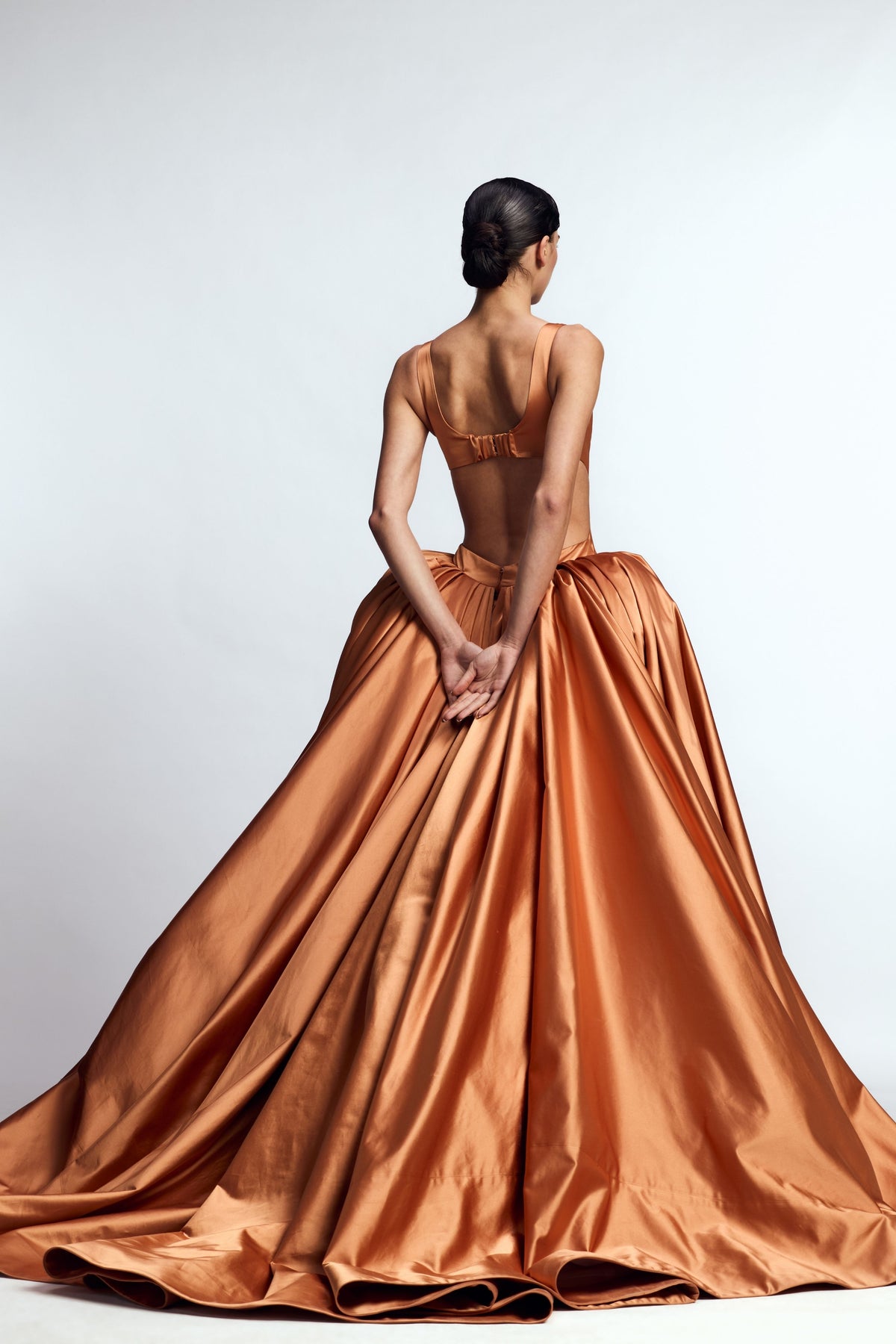 Structured Column Gown