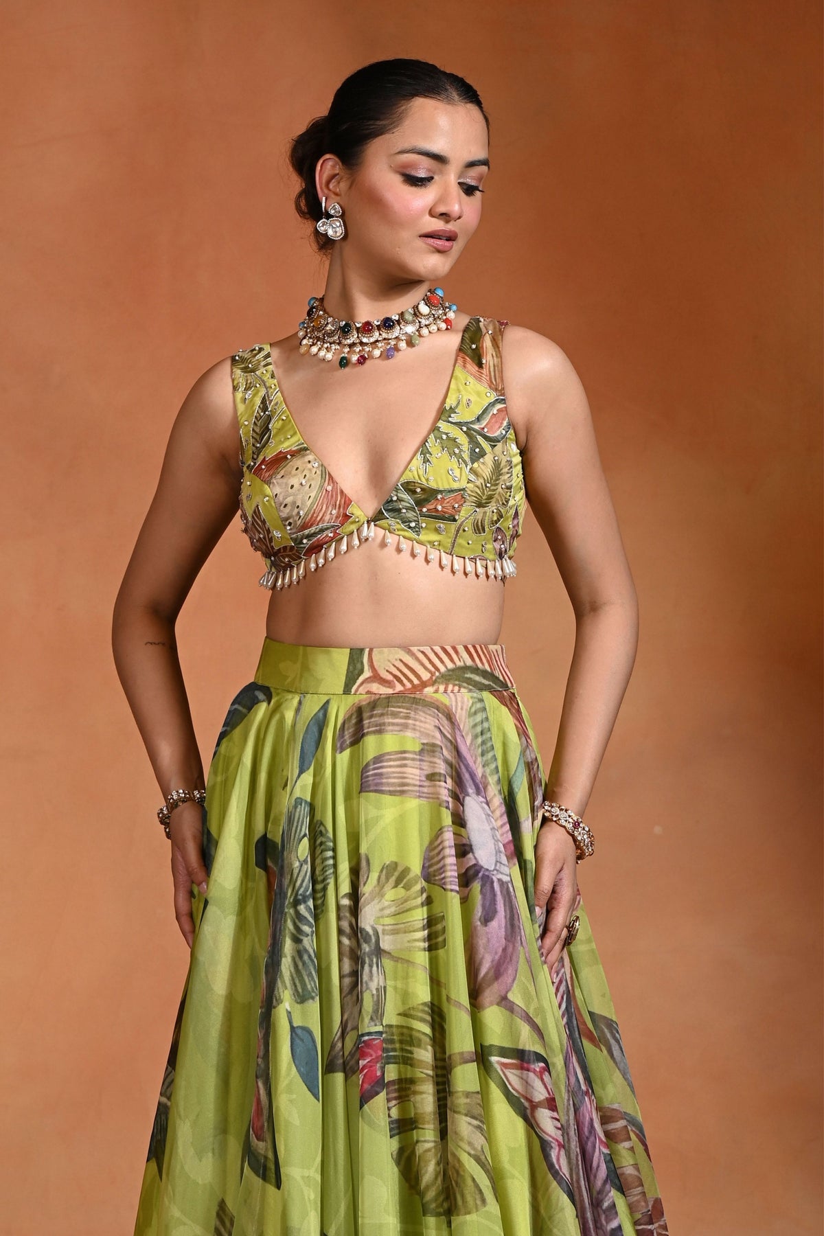 Kiwi Lehenga Set