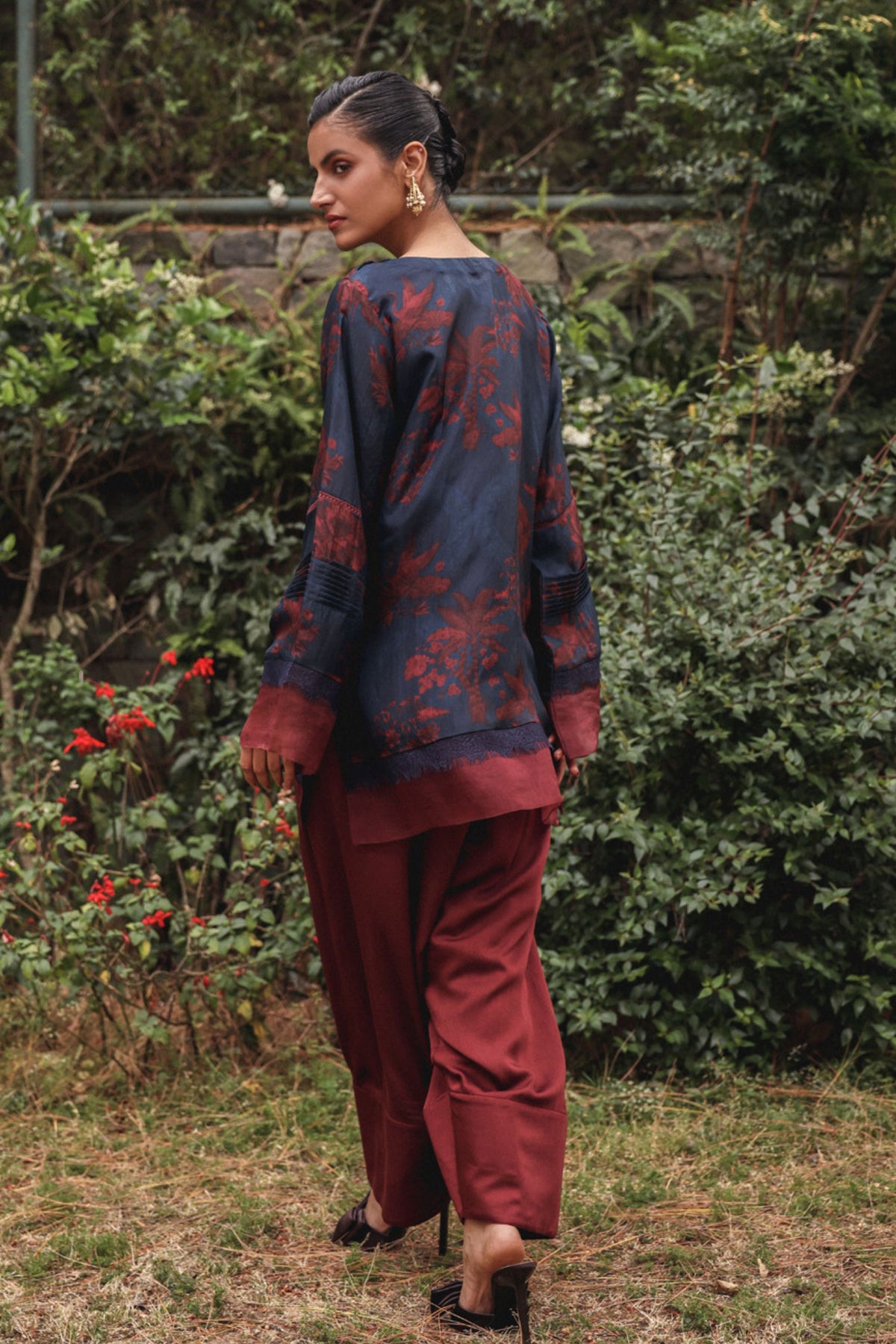 Marbled Ink Kurta Set