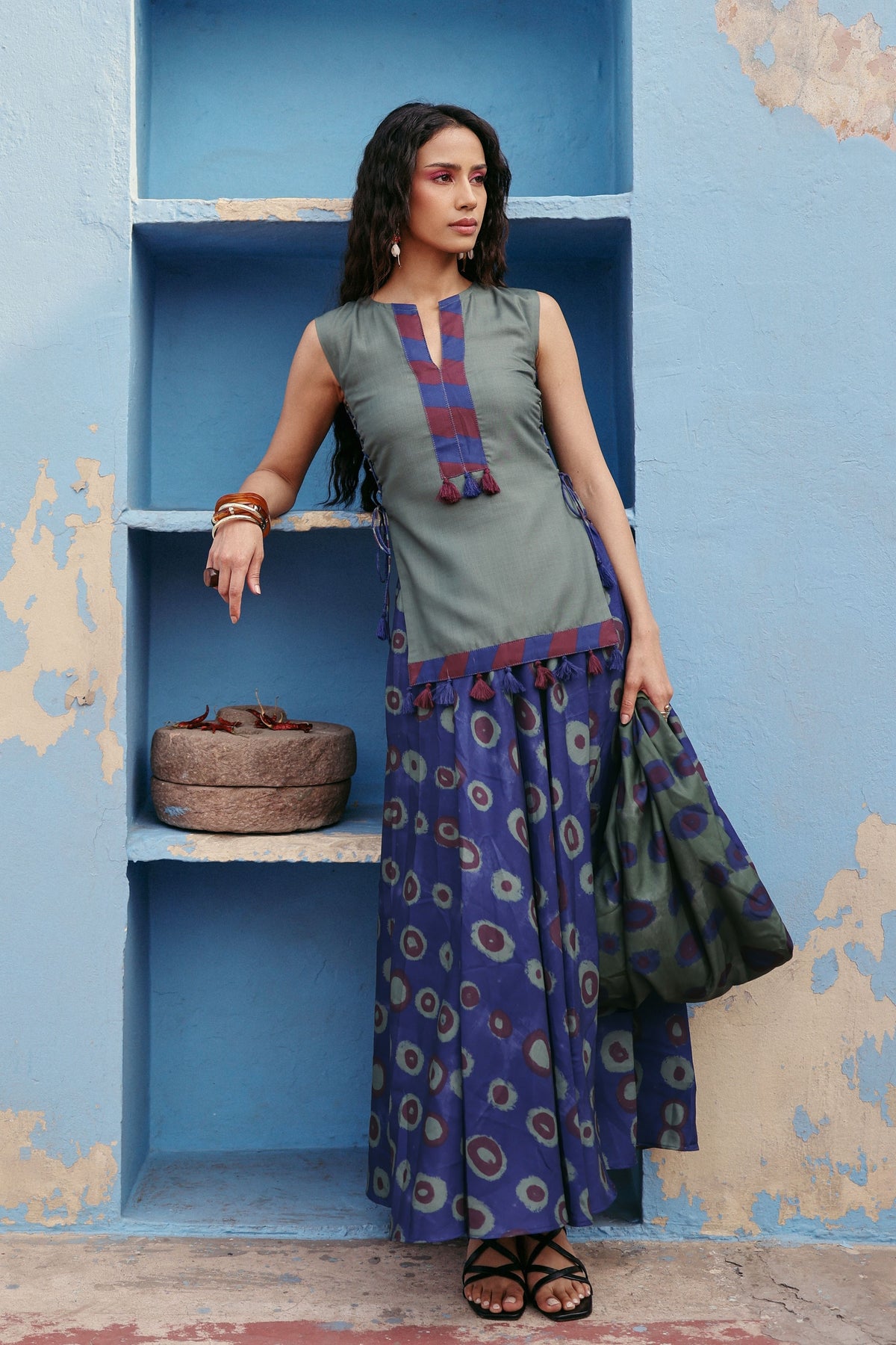 Boho Blue Co-ord Set