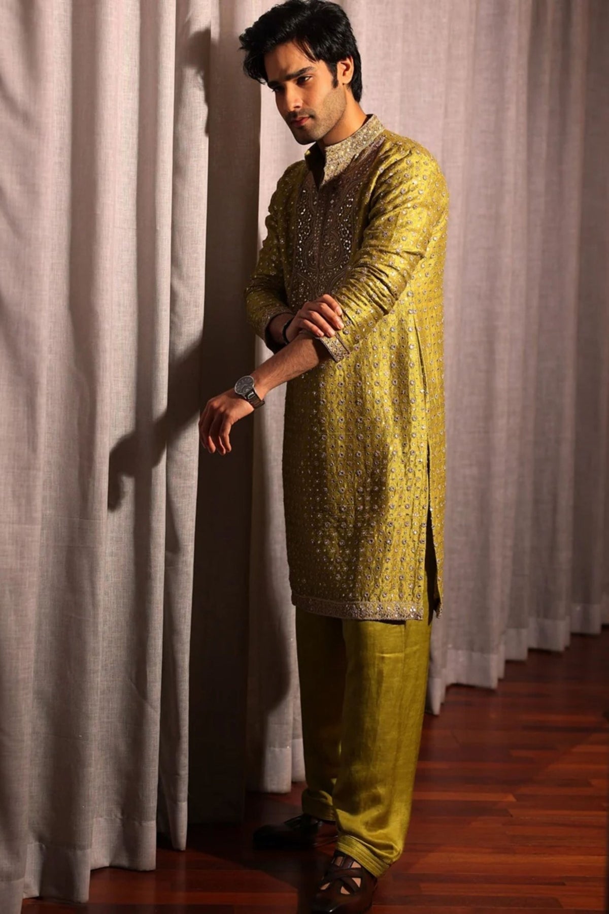 Aaman Devgan in Punit Balana Menswear