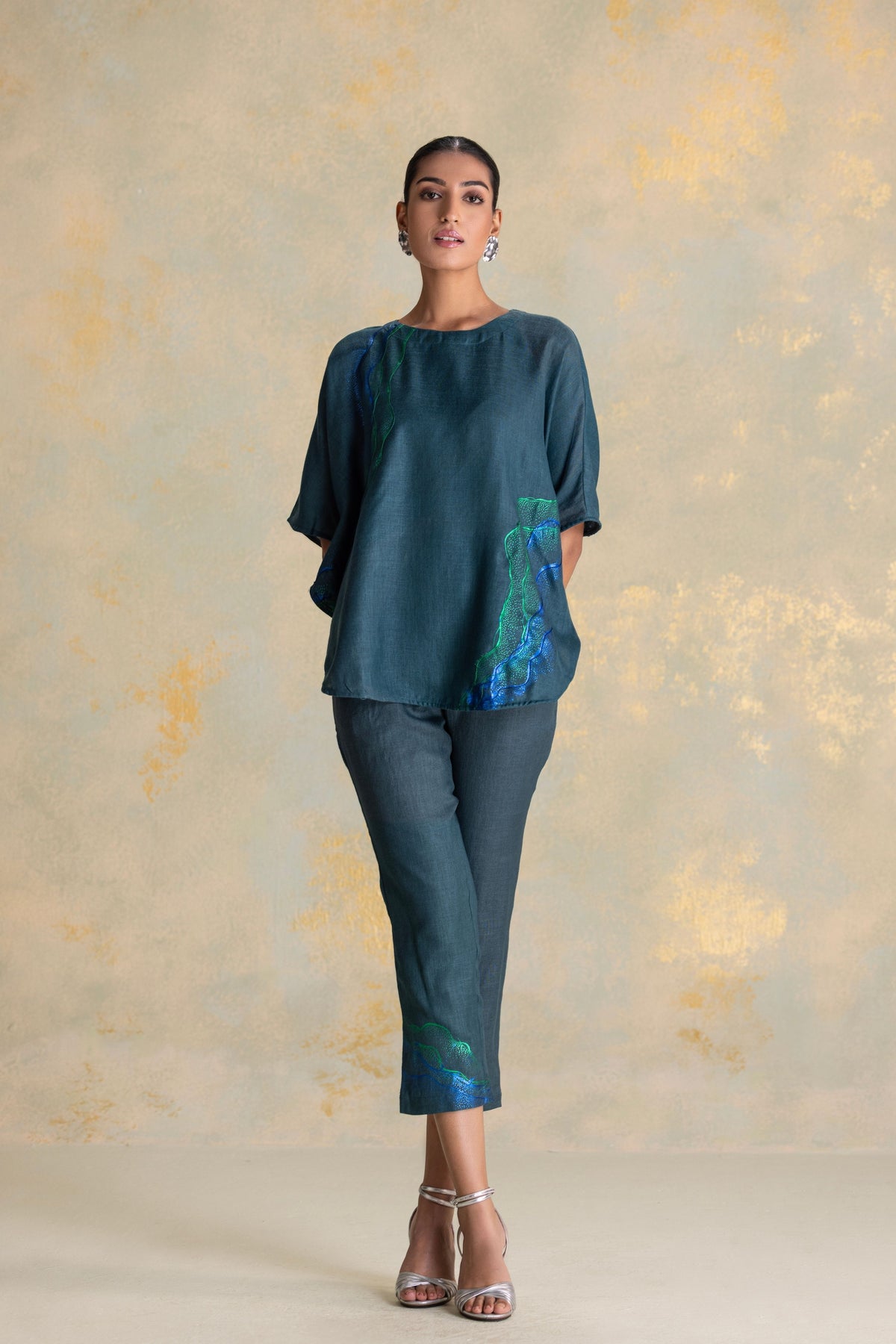 Peacock Veil Co-ord Set