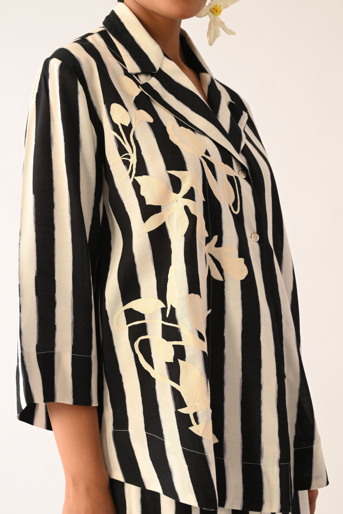 Revolt Psyflora Applique Jacket