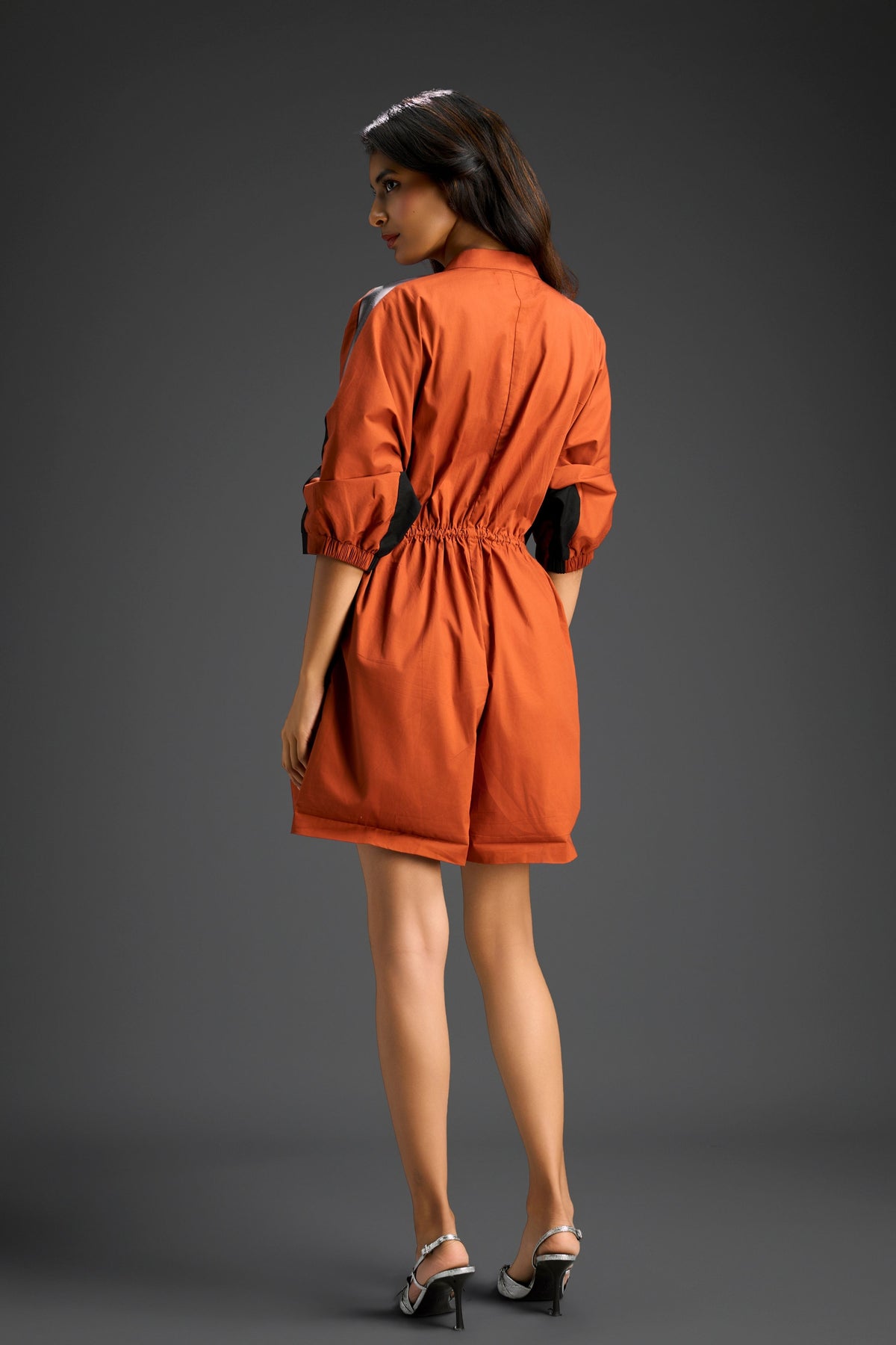Rust Romper Shirt