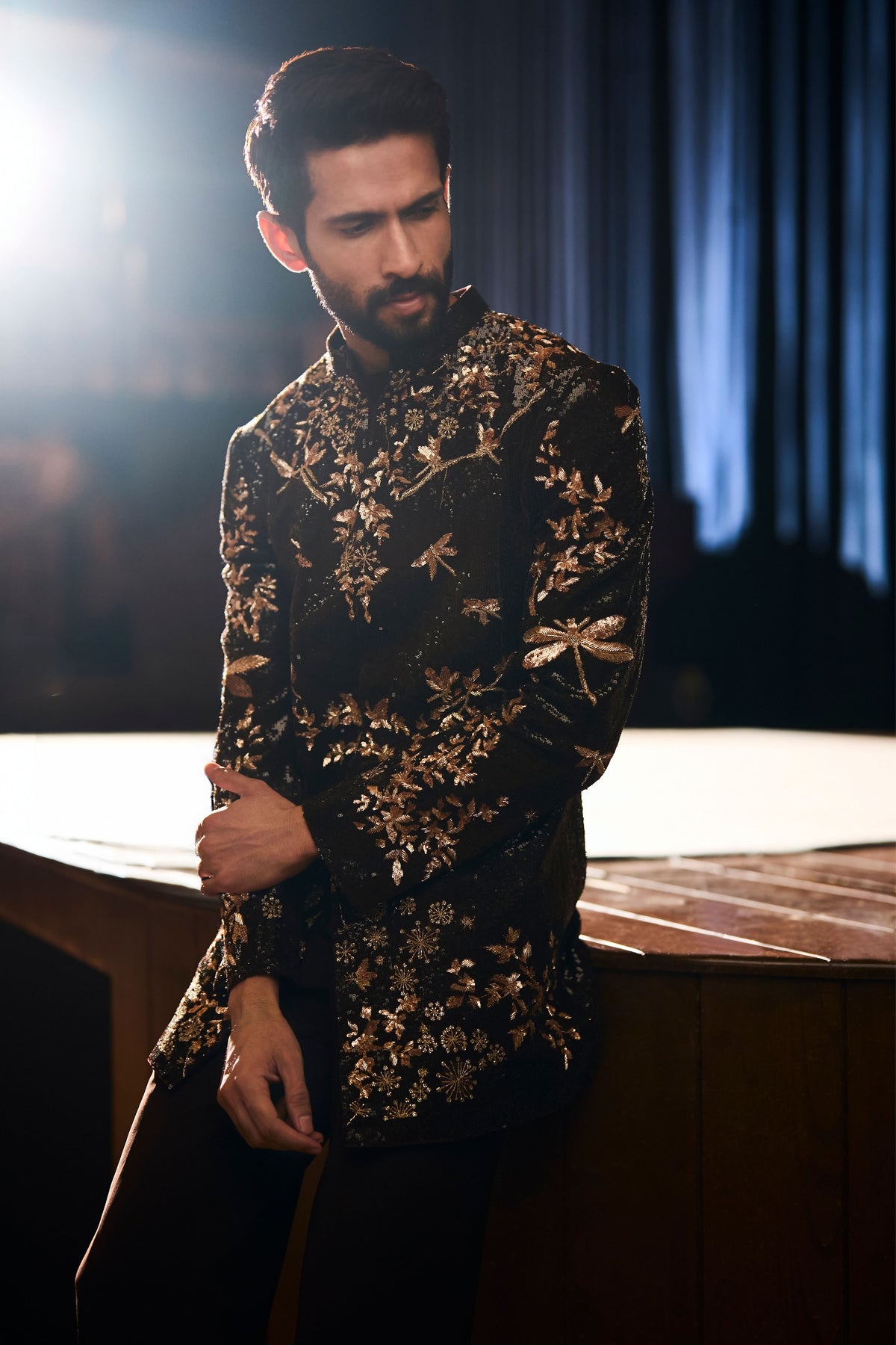 Russet Sherwani Set