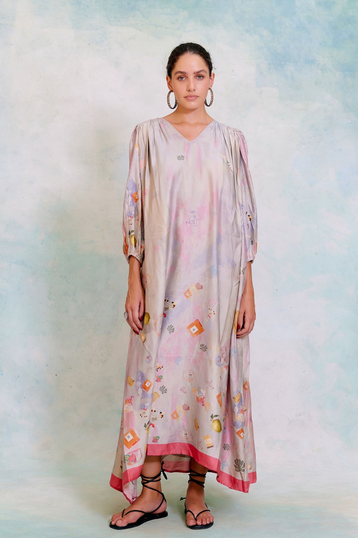 Aura Grey Texture Dress