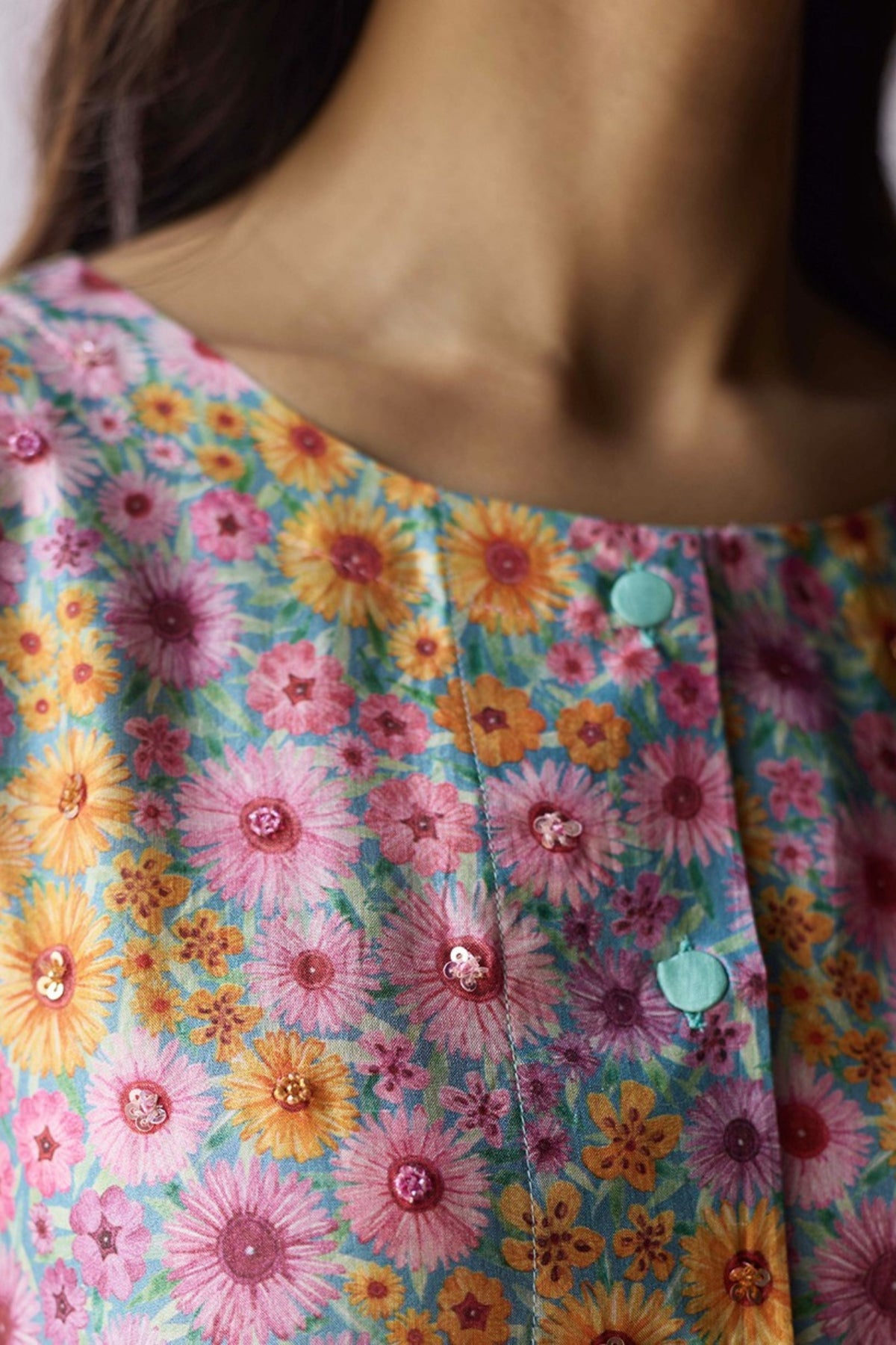 Wildflower Dawn Blue Kurta and Pants