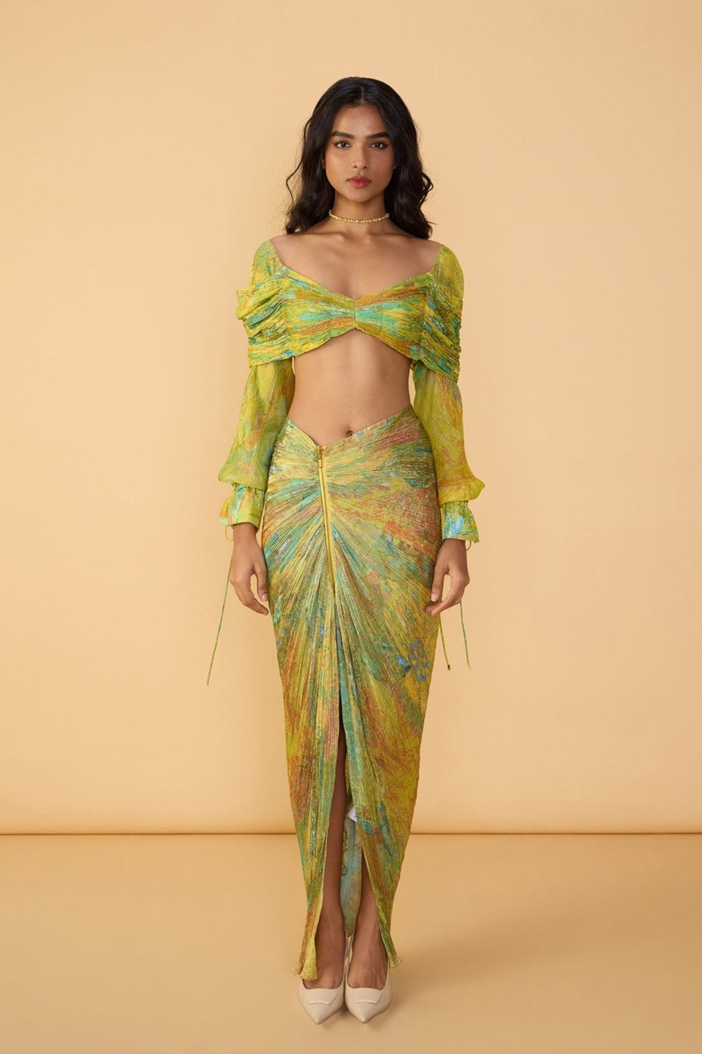 Yellow Daisy Gigi Skirt - Saaksha & Kinni - Elahe